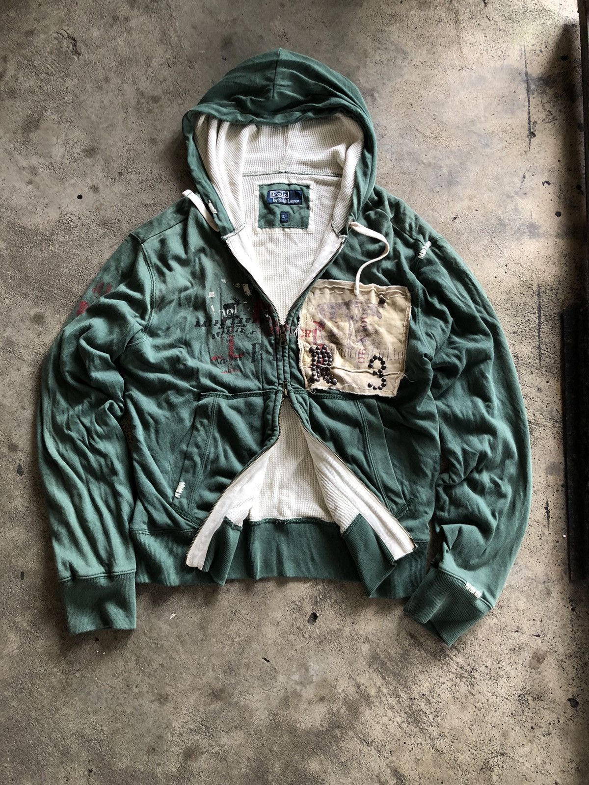 Polo Ralph Lauren VTG POLO RALPH LAUREN ZIP HOODIE Size US L / EU 52-54 / 3 - 6 Thumbnail