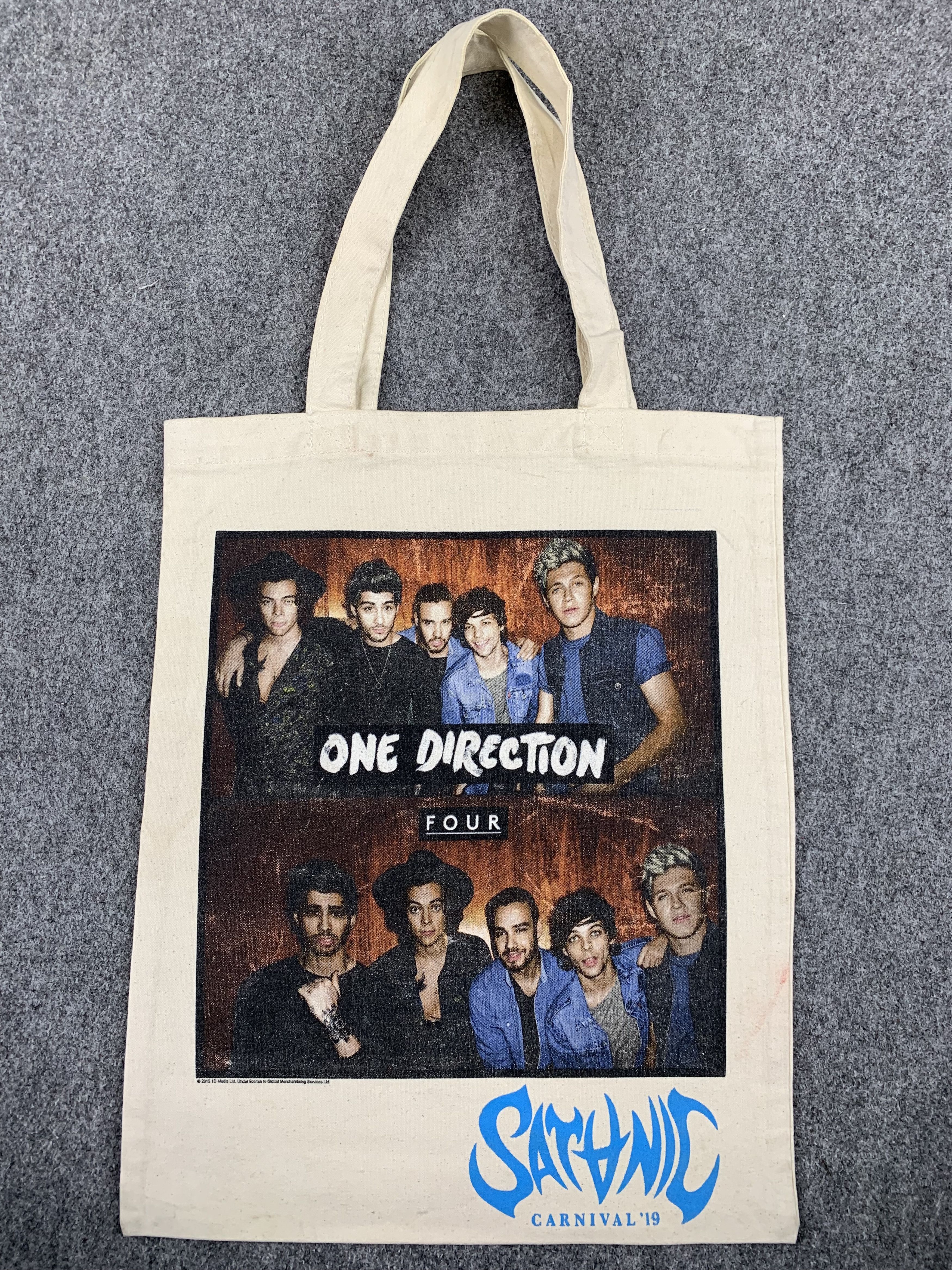 Vintage One Direction Satanic Printed Tote Bag BG0048