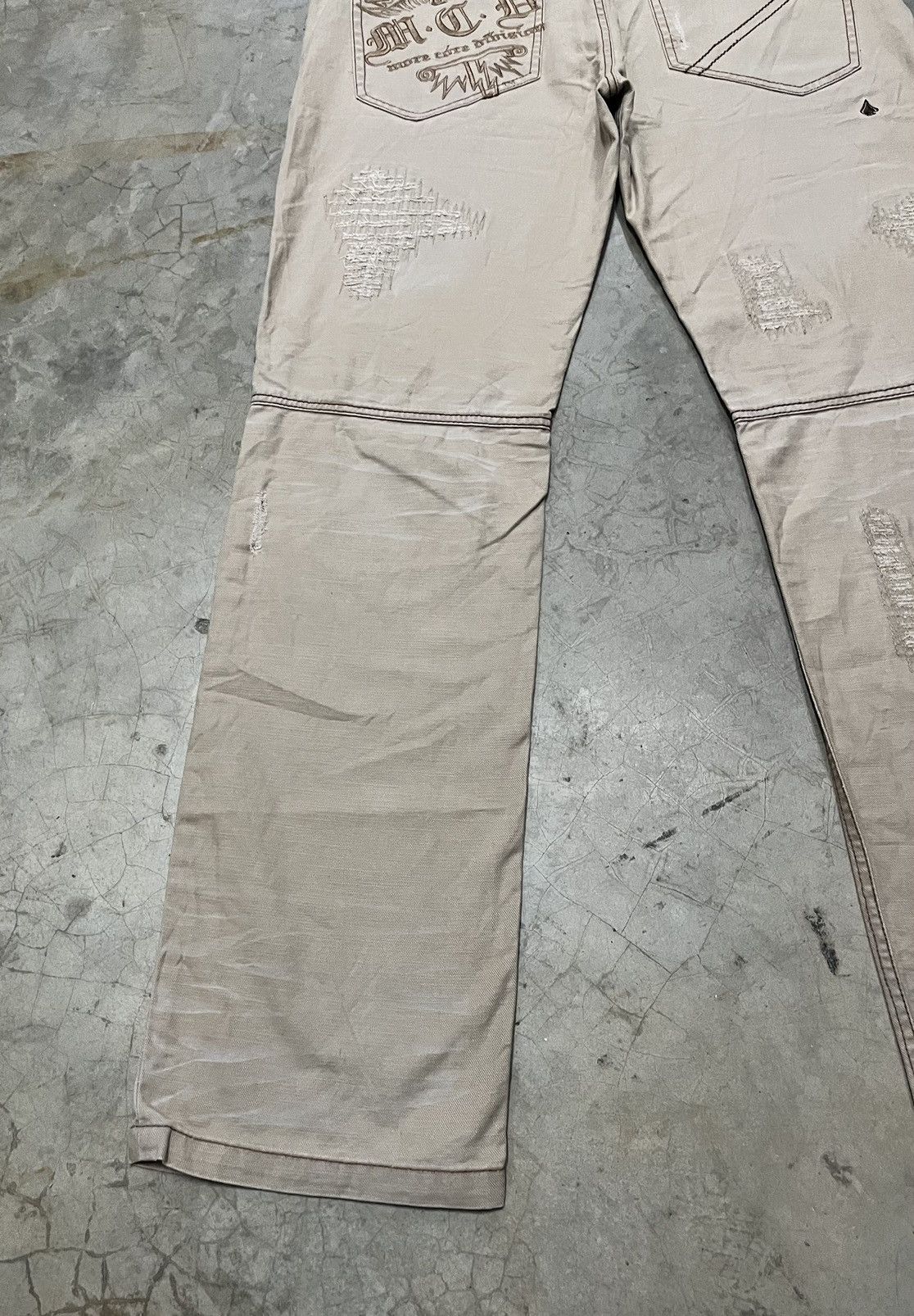 Hysteric Glamour MCD patchwork shashiko boro pant Size US 33 - 11 Thumbnail