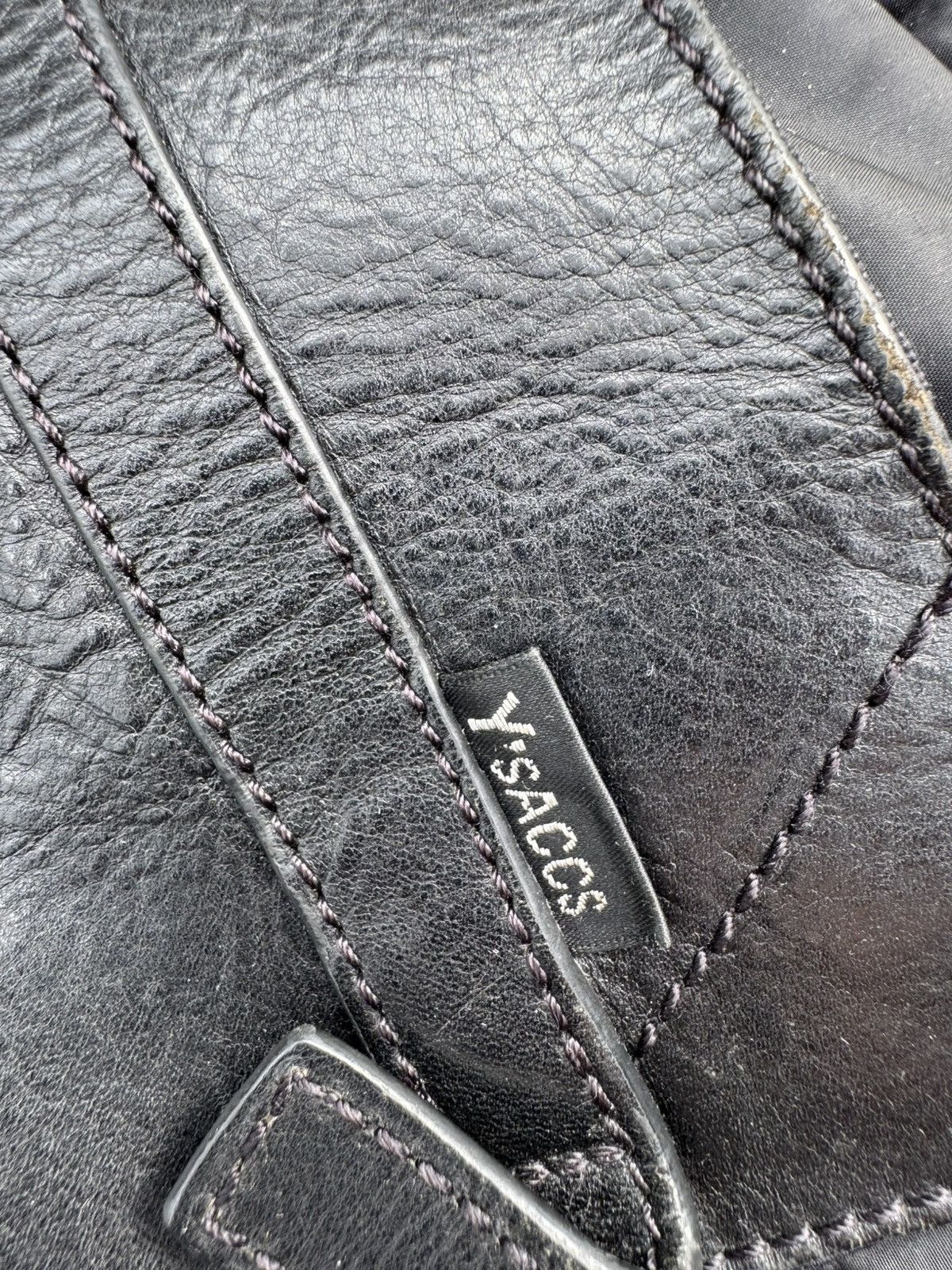 Designer × Y's × Yohji Yamamoto Y’Saccs Y’s Yohji Yamamoto Japan Designer Leather Sling Bag Size ONE SIZE - 3 Thumbnail