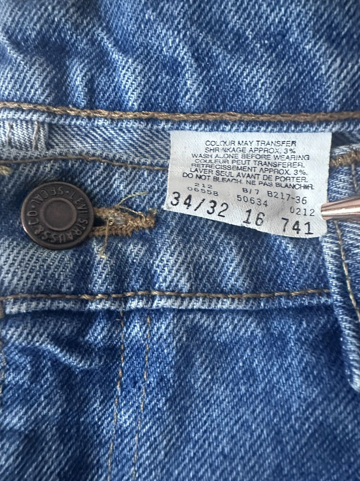 Levi's Vintage Clothing Vintage Orange tab Levi’s 634 jeans Size US 34 / EU 50 - 4 Thumbnail