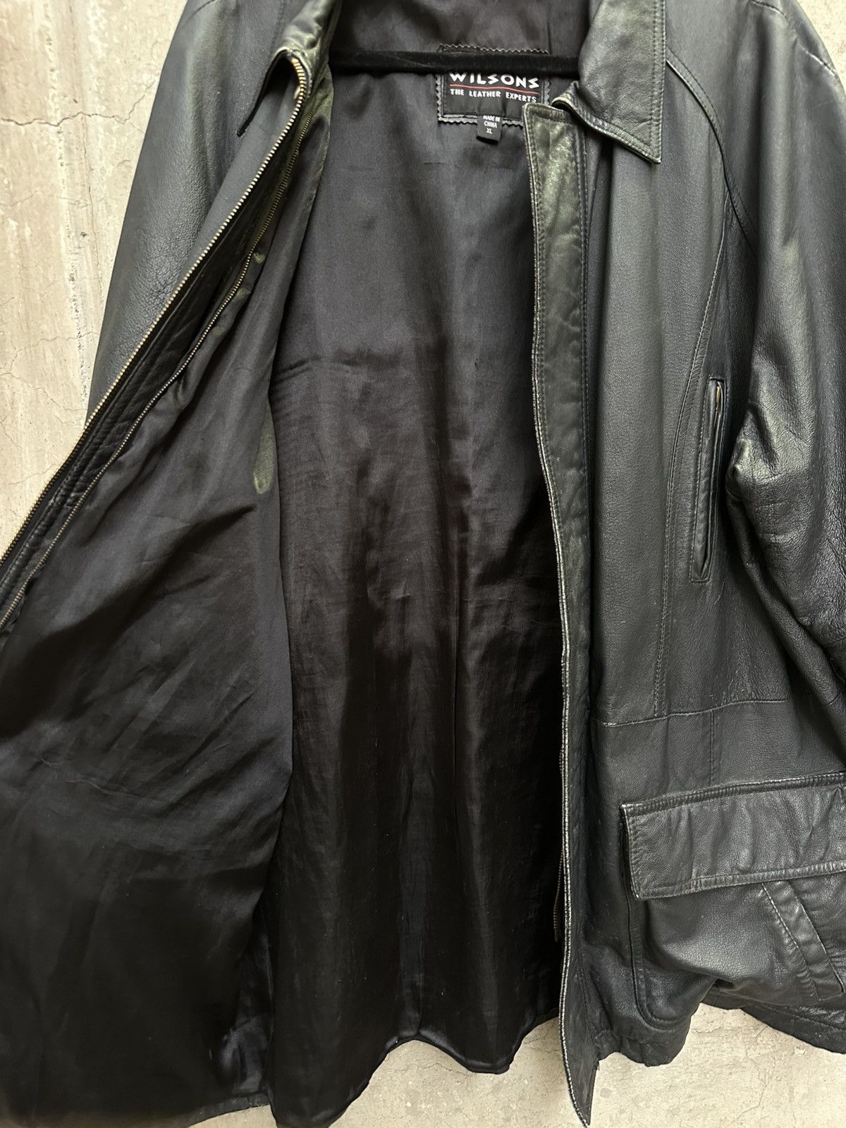 Vintage × Wilsons Leather Vintage Wilsons Leather Coat Size US XL / EU 56 / 4 - 5 Thumbnail