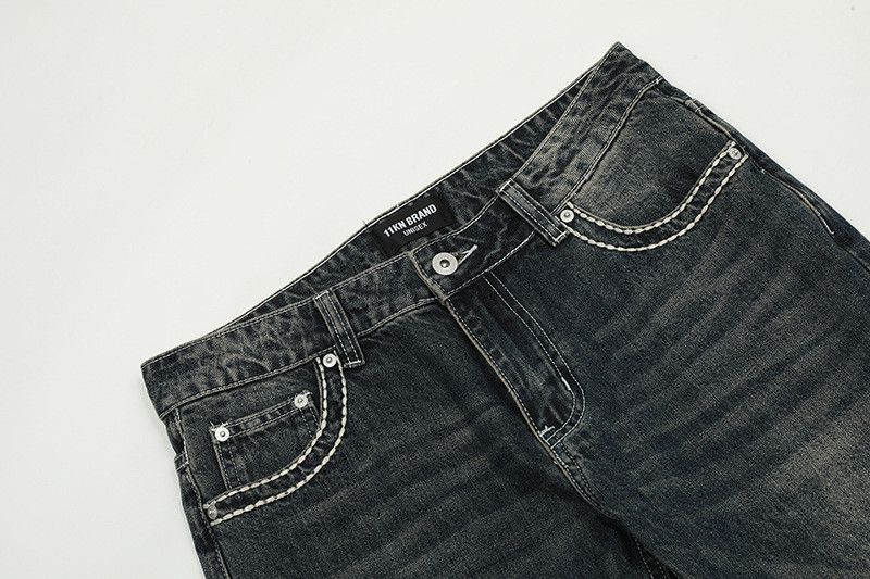 Jean American-style washed retro Cleanfit flared jeans Size US 32 / EU 48 - 3 Thumbnail