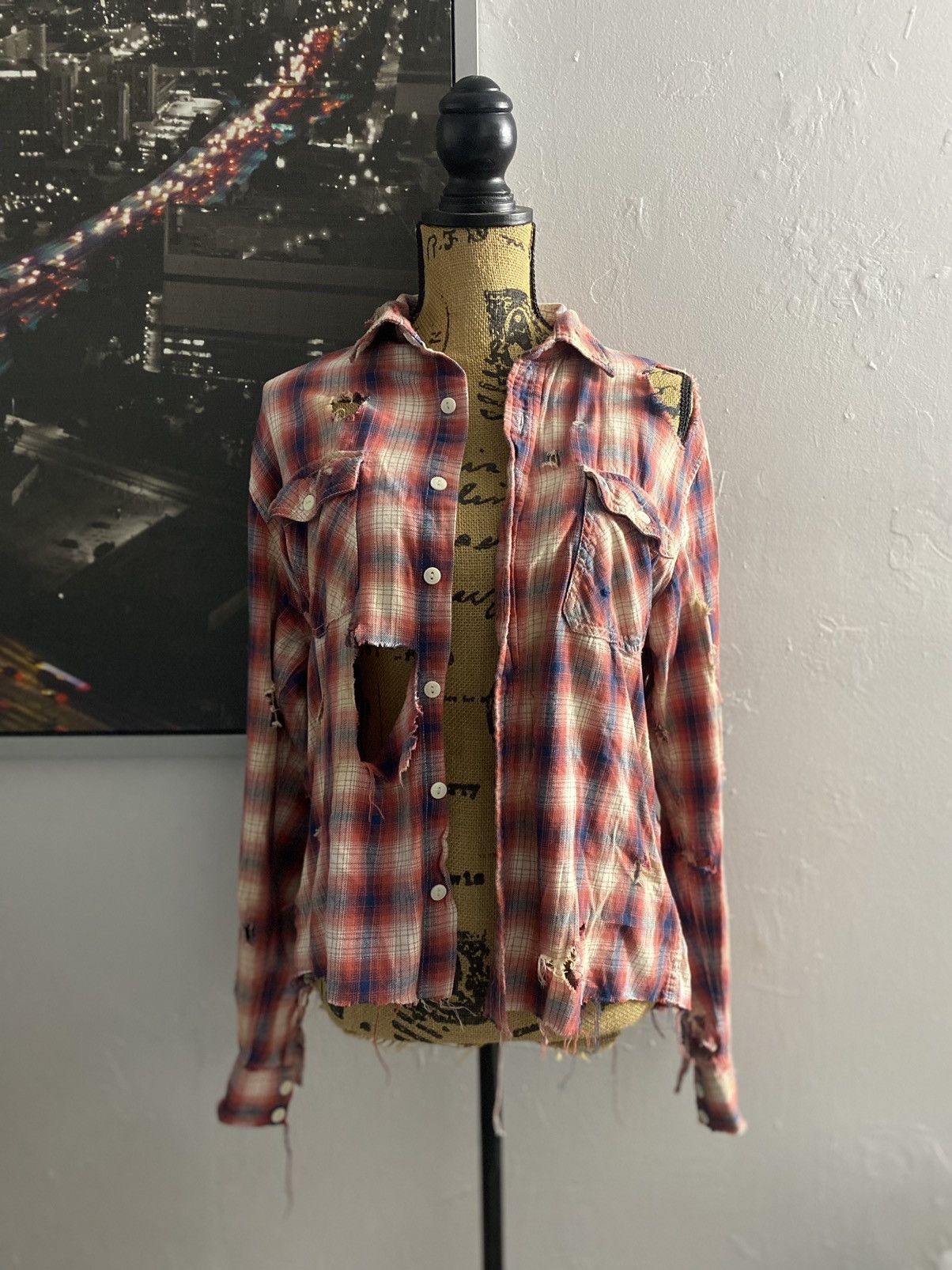 Hysteric Glamour × If Six Was Nine OFFLINE aged Flannel Size US L / EU 52-54 / 3 - 3 Thumbnail