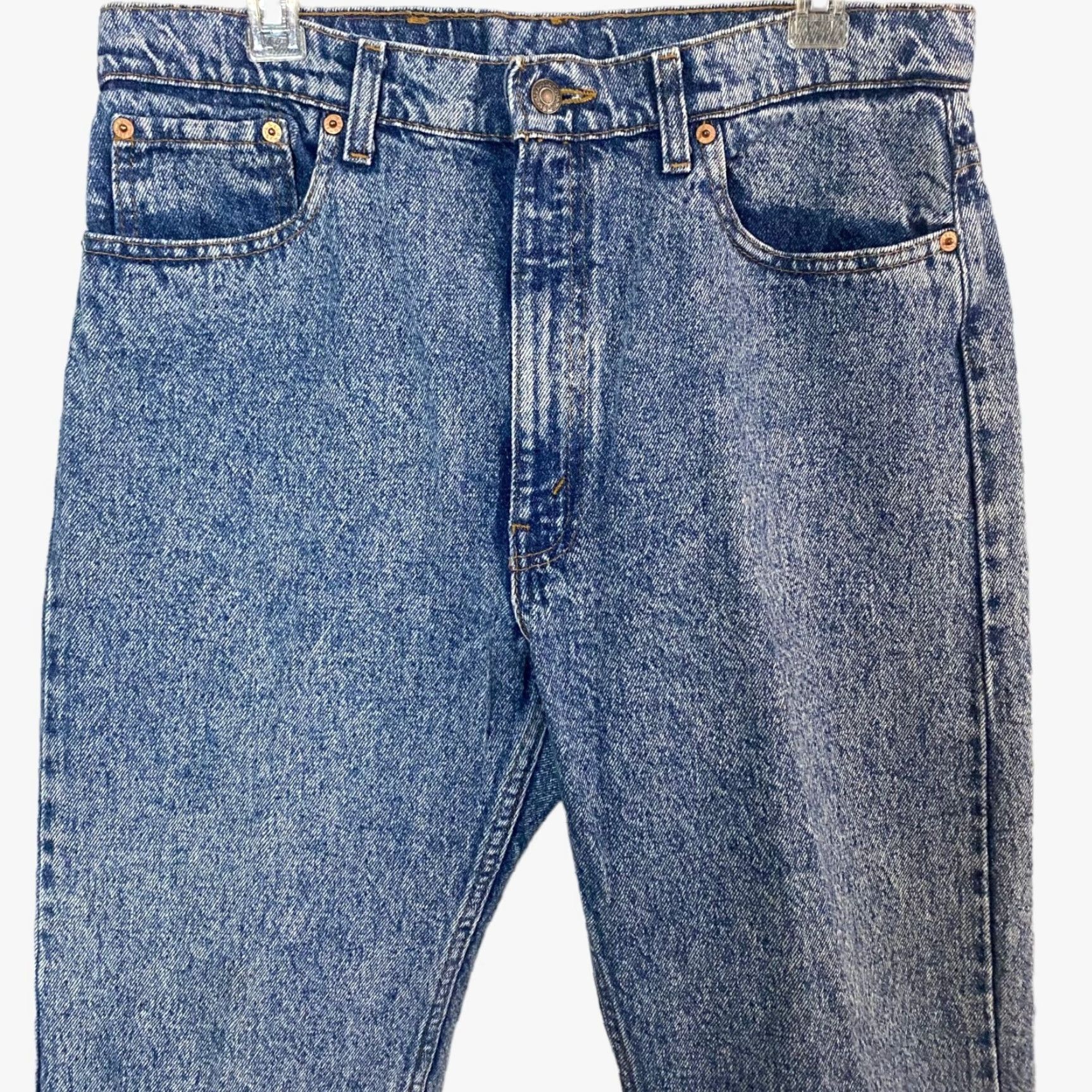 Levi's VINTAGE Levi's 505 Jeans Regular Fit Straight Men 36X29 Blue Denim USA Levi's 505 5-Pocket 29 Inseam Mens Size 36X29 Size US 36 / EU 52 - 4 Thumbnail
