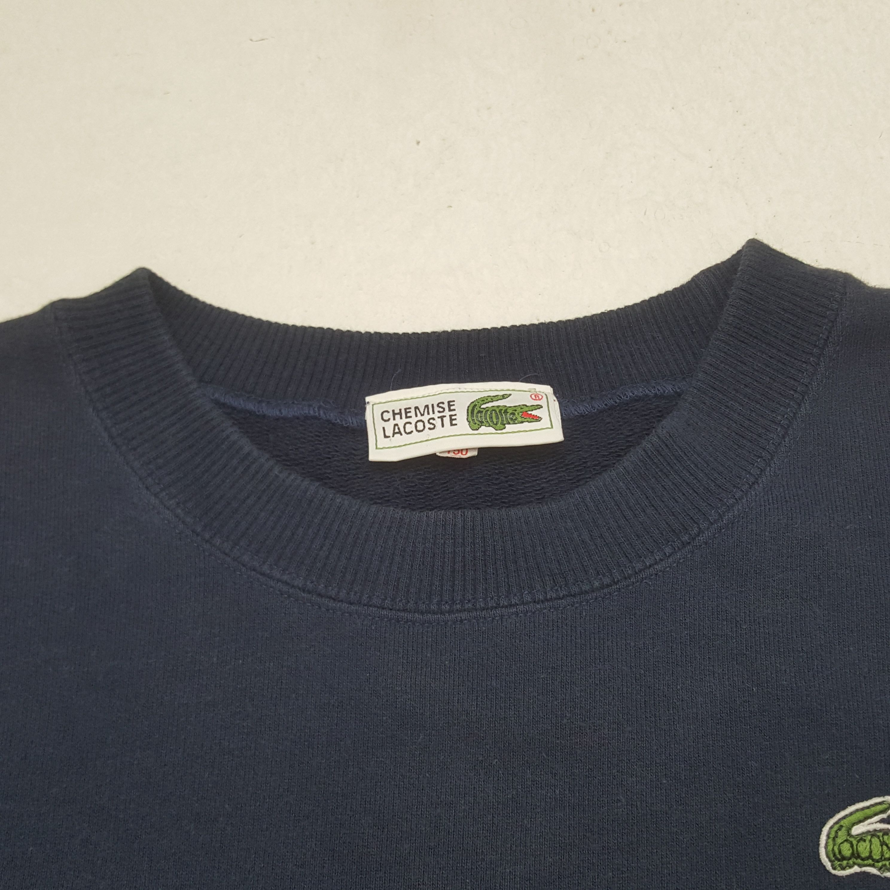 Lacoste Vintage Lacoste Striped Sweatshirt Size US S / EU 44-46 / 1 - 4 Thumbnail
