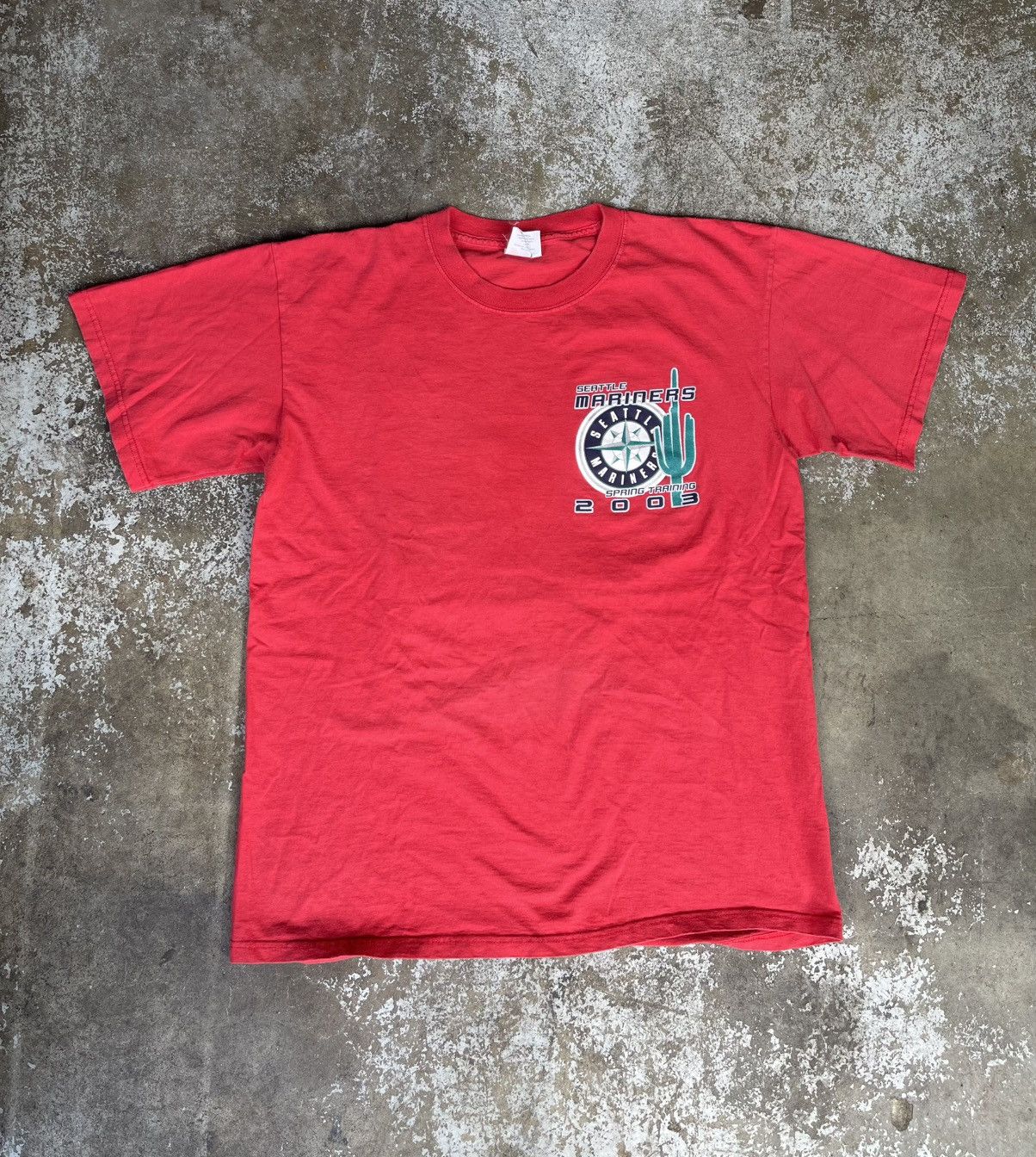 MLB Vintage Y2K Seattle Mariners Spring Training Shirt Size US L / EU 52-54 / 3 - 3 Thumbnail