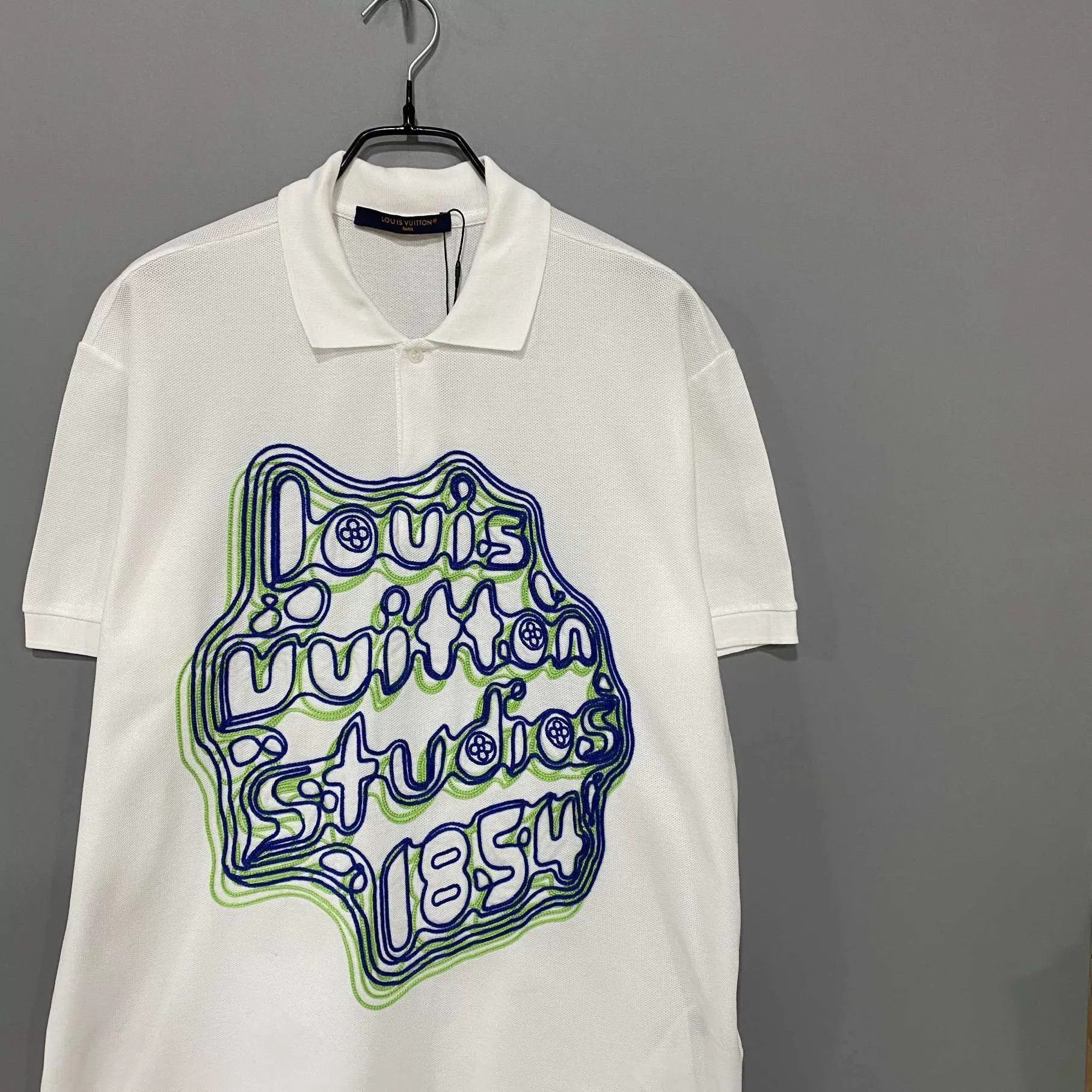 Louis Vuitton LV Embroidered Overlay Logo Polo Shirt S Size US S / EU 44-46 / 1 - 2 Thumbnail