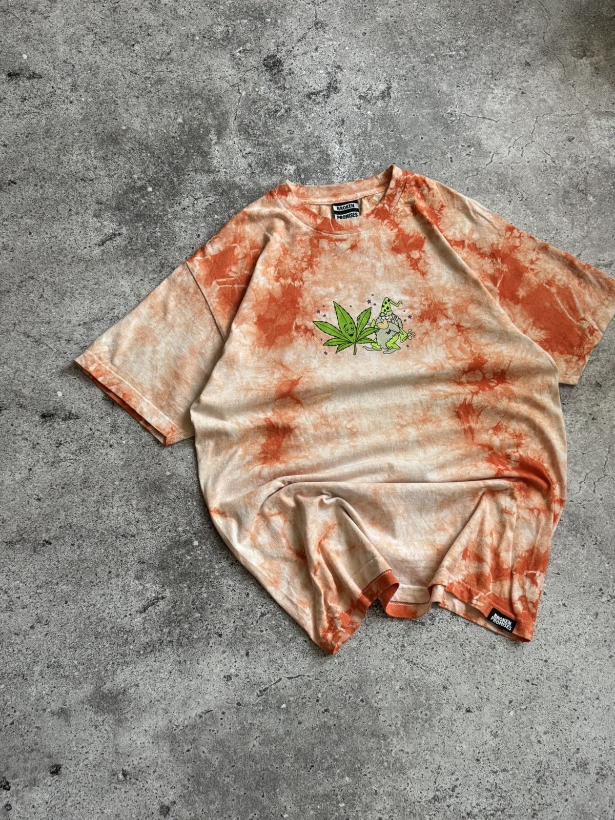 Broken Promises Co. Vintage Broken Promises hash grass oversized t-shirt Size US L / EU 52-54 / 3 - 4 Thumbnail