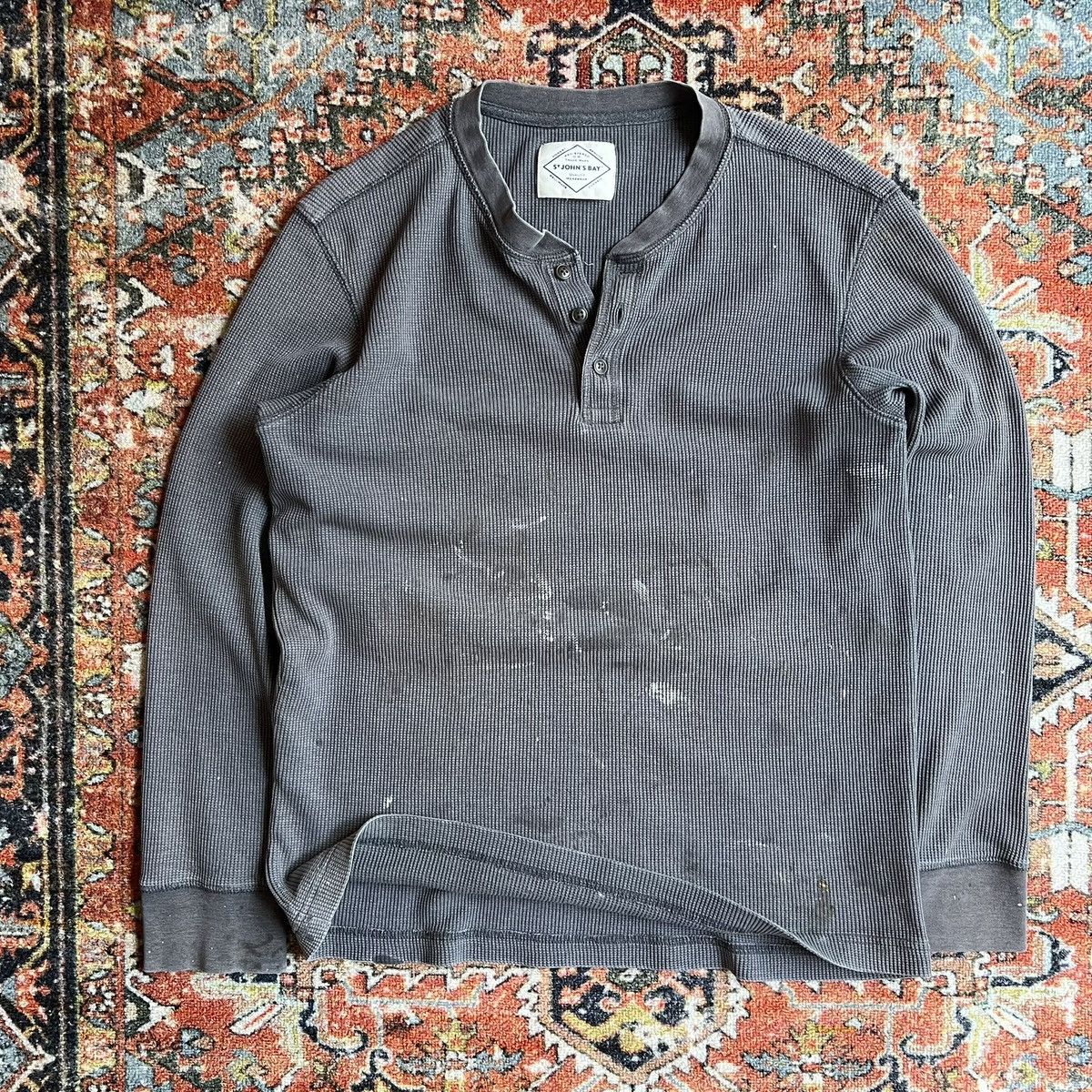 Target Basics Y2K 2000 thrashed thermal long sleeve essential Size US L / EU 52-54 / 3 - 1 Thumbnail