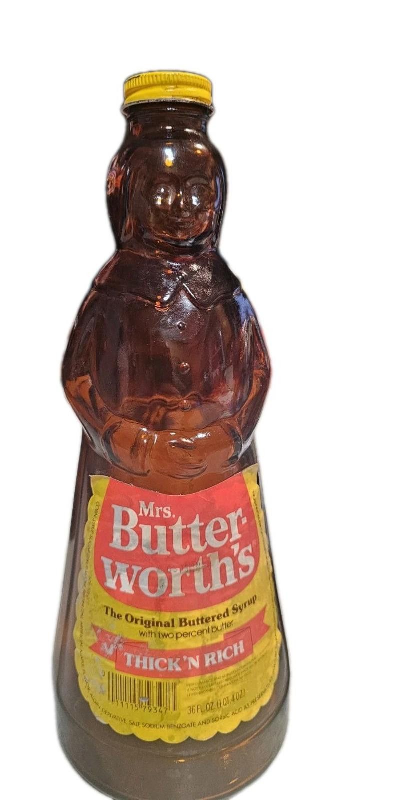Other Mrs. Butterworth's syrup glass bottle 36 oz with label Size ONE SIZE - 1 Thumbnail