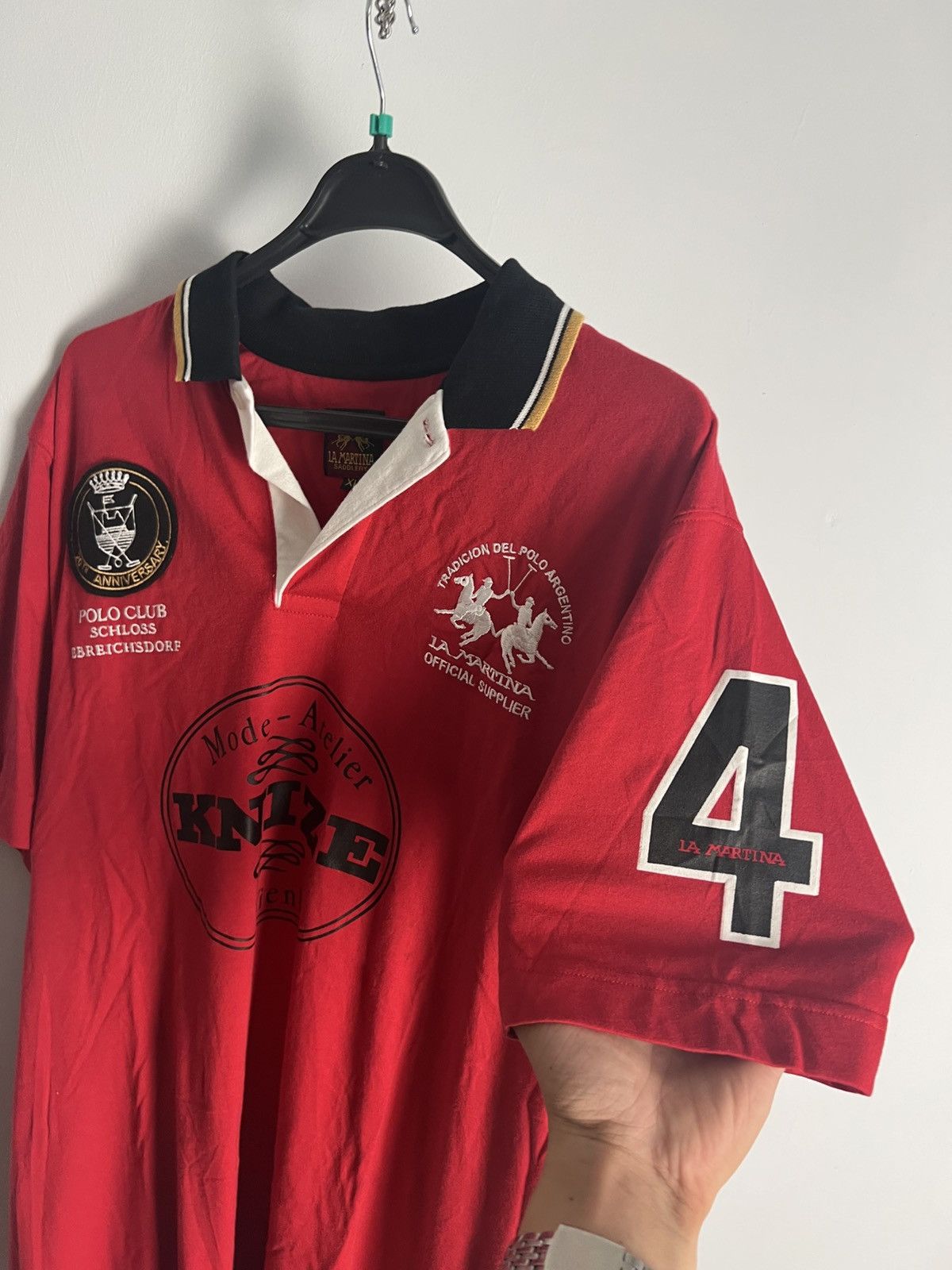 La Martina La martina polo shirt number 4 size Xl Size US XL / EU 56 / 4 - 6 Thumbnail