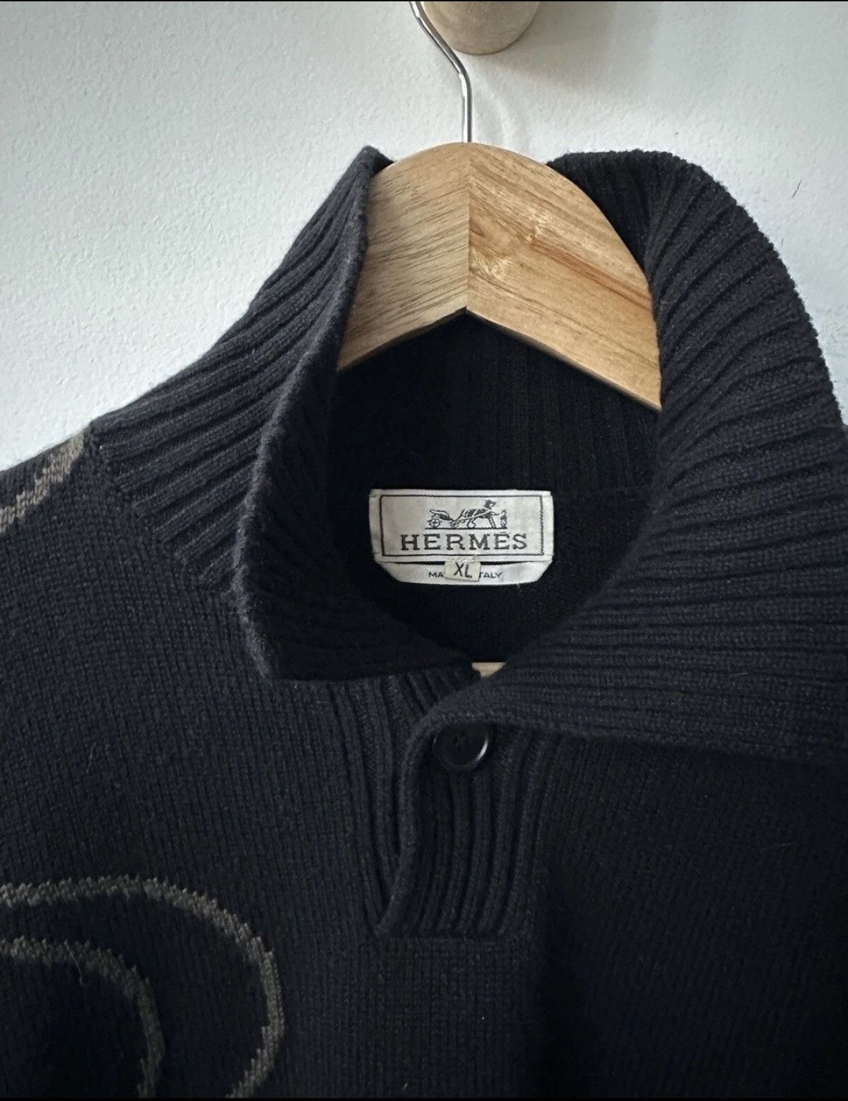 Hermes Hermes Cashmere Polo Size US L / EU 52-54 / 3 - 3 Thumbnail