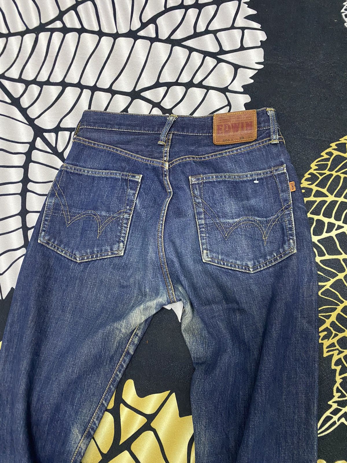 Edwin Edwin Selvedge Denim Jeans Distressed Size US 29 - 12 Thumbnail