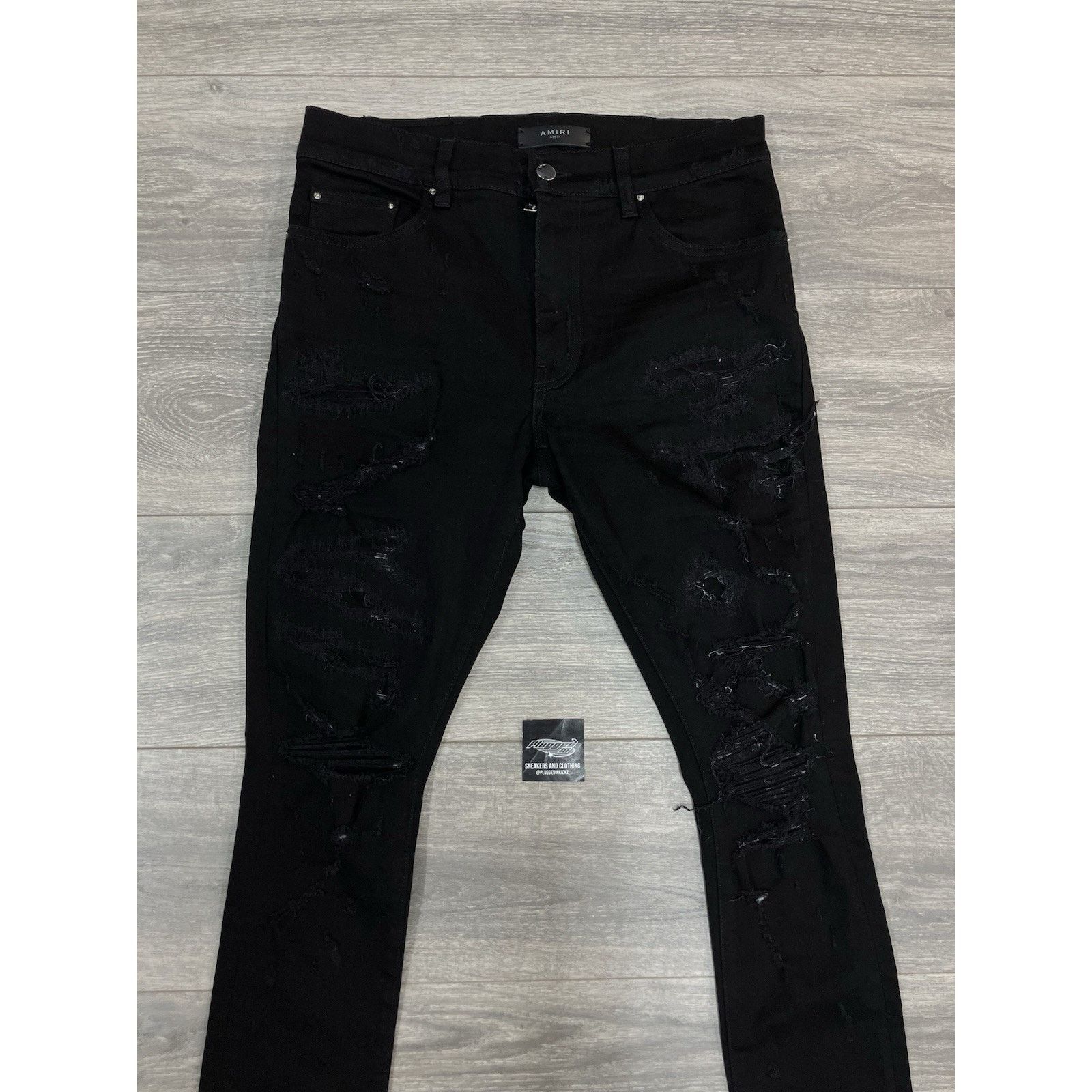 Amiri Amiri Denim Jeans ' Black ' | GREAT COND | 100% AUTHENTIC! Size US 31 - 4 Thumbnail