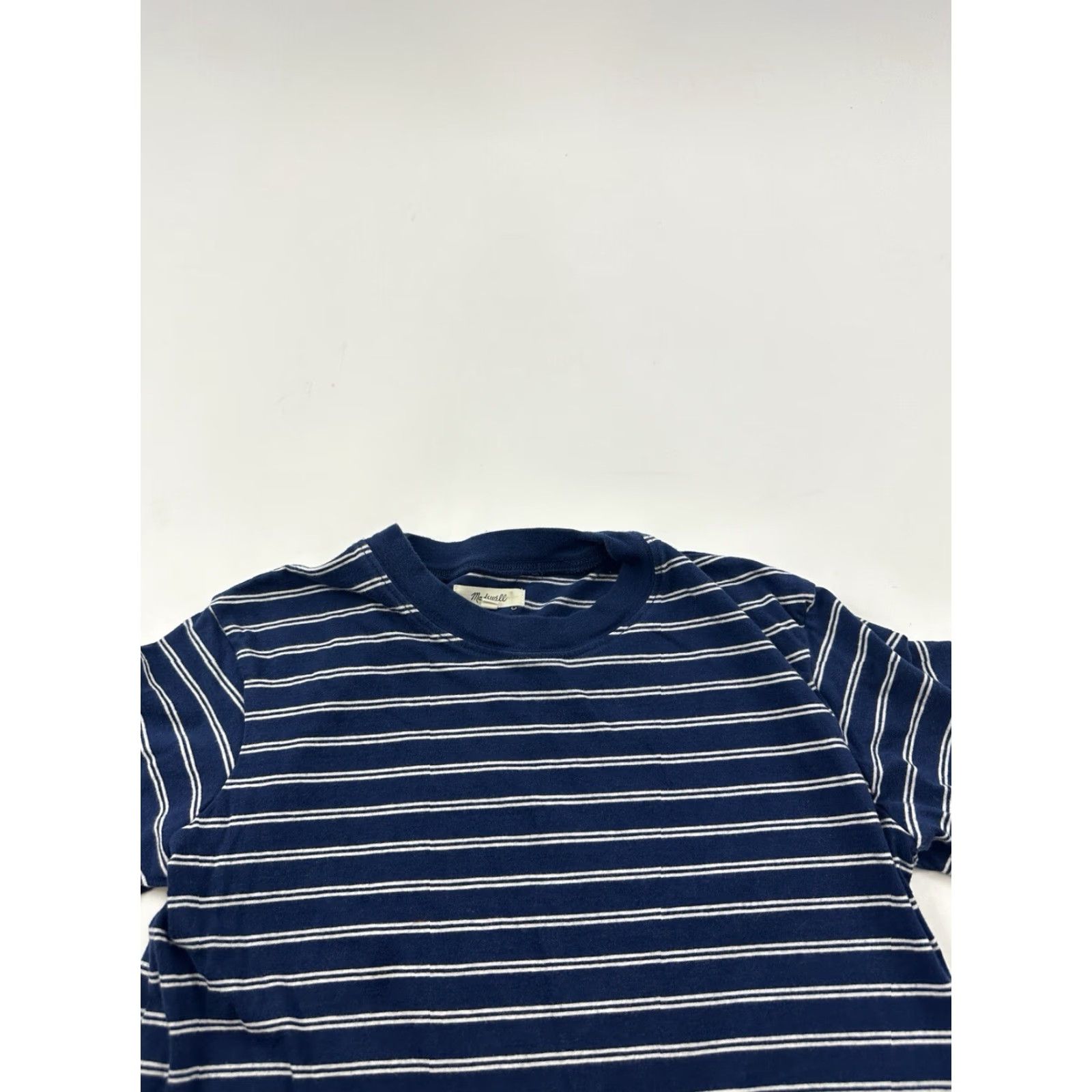 Madewell Madewell Dress Womens XS Blue Striped Tee Shirt Pullover Epperson Size XS / US 0-2 / IT 36-38 - 2 Thumbnail