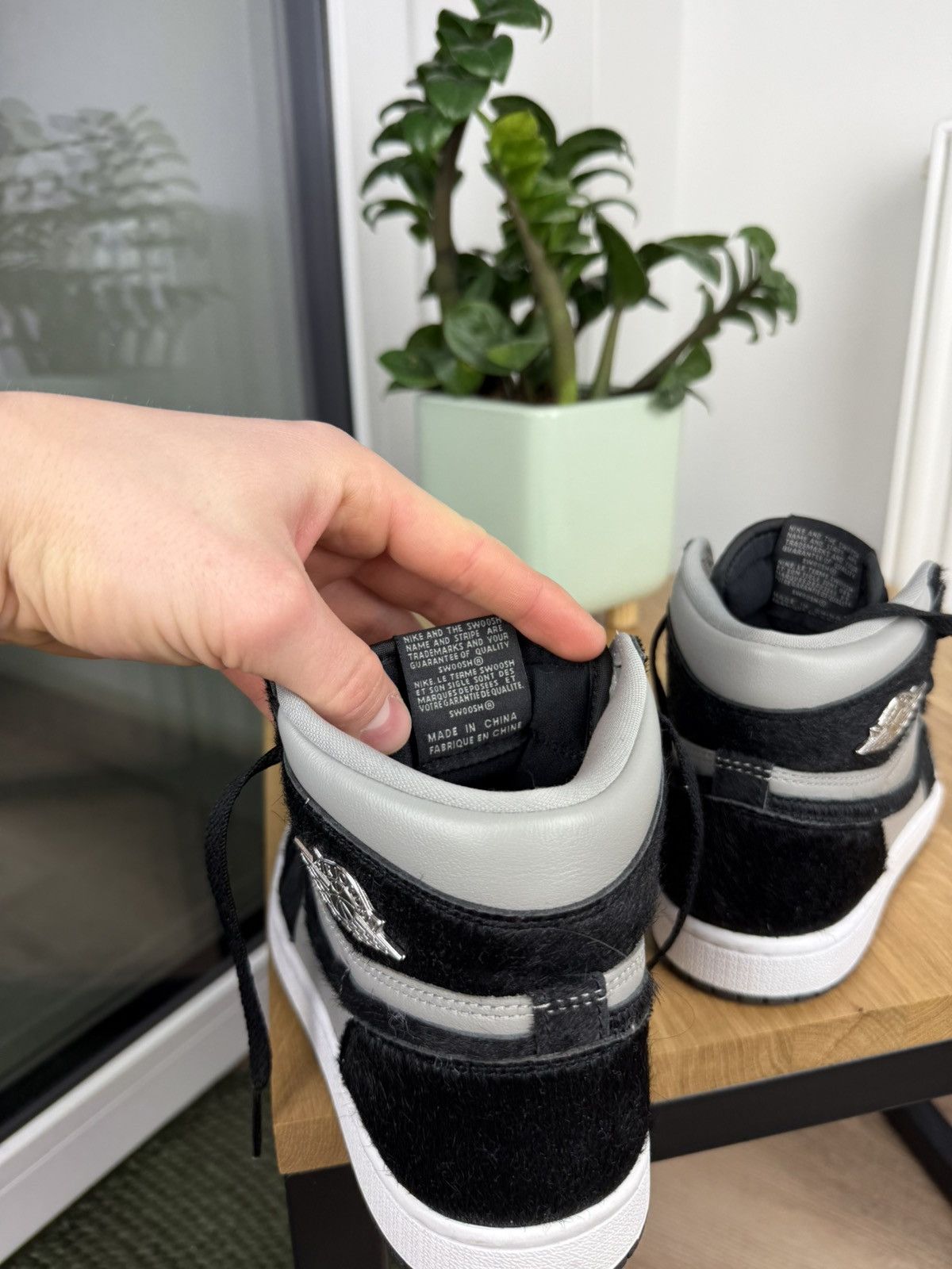 Jordan Brand Jordan 1 Shadow Gray Black shoes Size US 5 / EU 37 - 11 Thumbnail