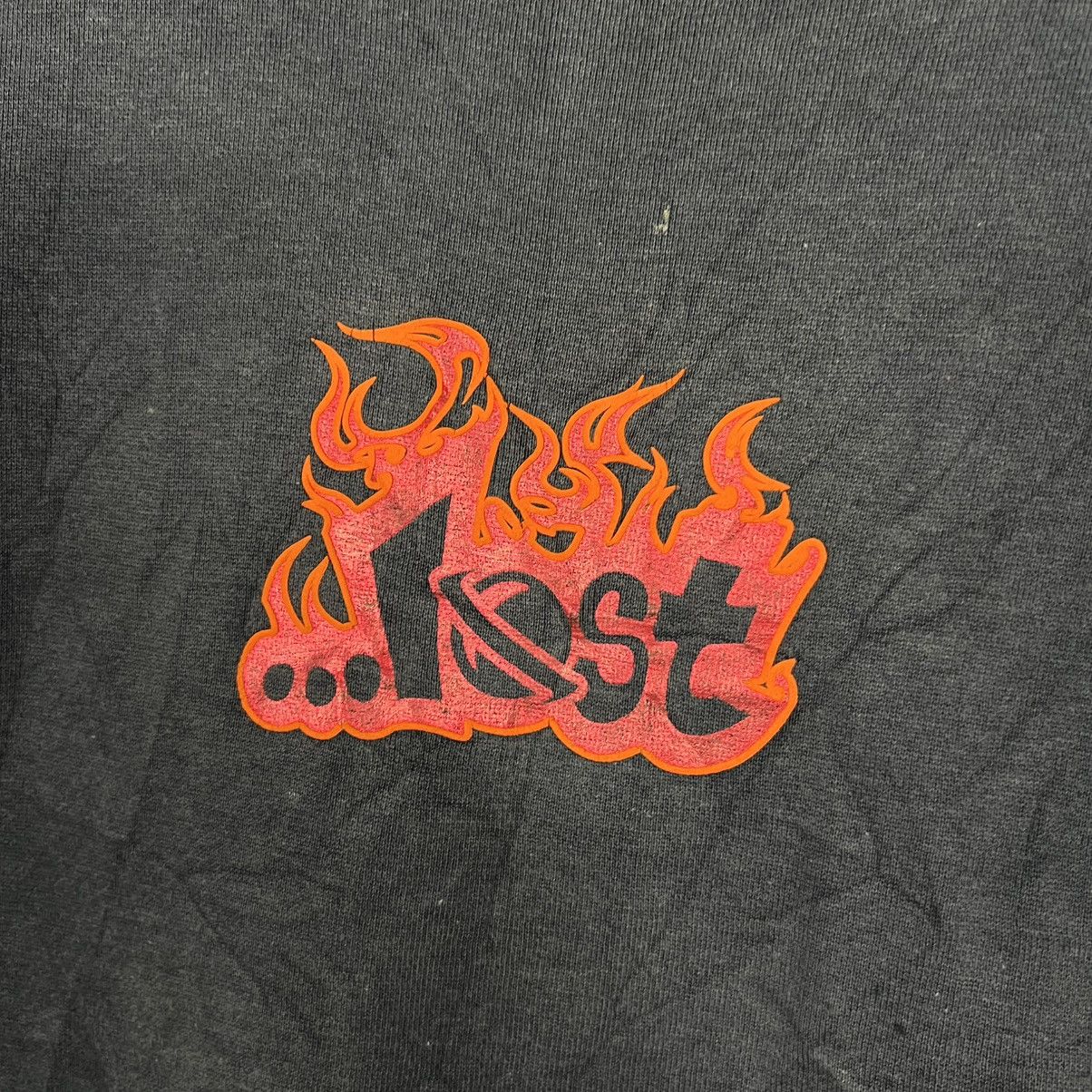 Lost Enterprises LOST FLEECE Fire Big Logo Crewneck Sweatshirt #4201-C192 Size US M / EU 48-50 / 2 - 4 Thumbnail