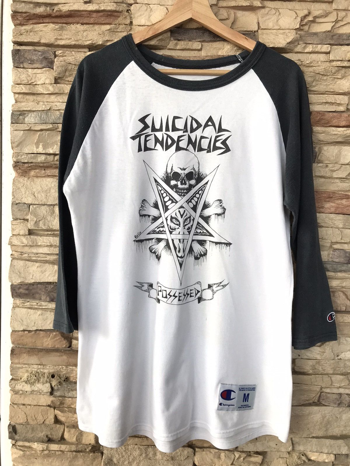 Champion Champion x Suicidal Tendencies Raglan Band Tee misfits Size US M / EU 48-50 / 2 - 1 Thumbnail