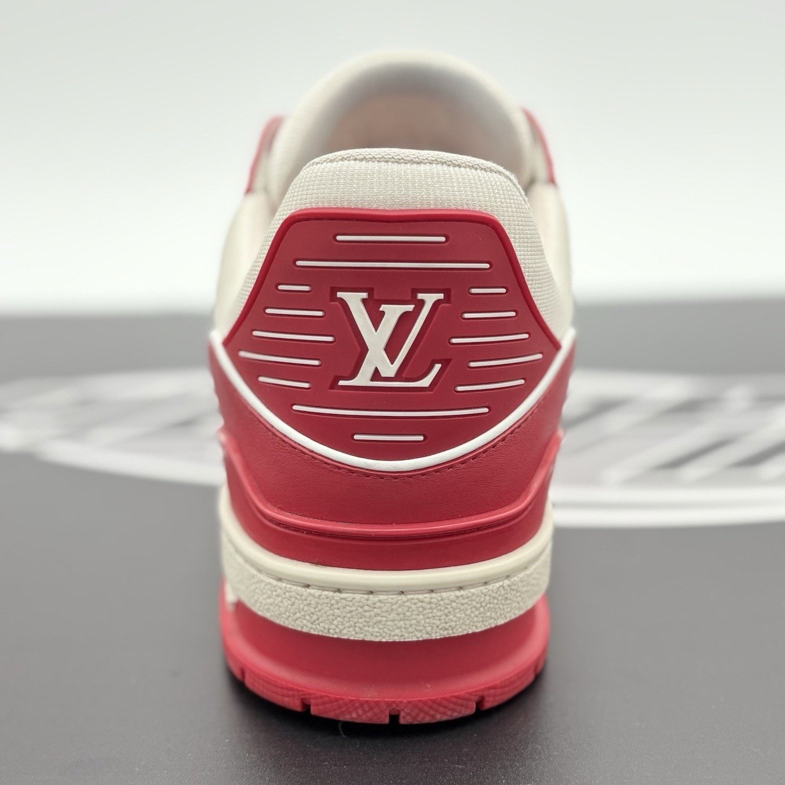 Louis Vuitton Louis Vuitton Trainer ' Red White ' | SUPER CLEAN! Size US 10.5 / EU 43-44 - 9 Thumbnail