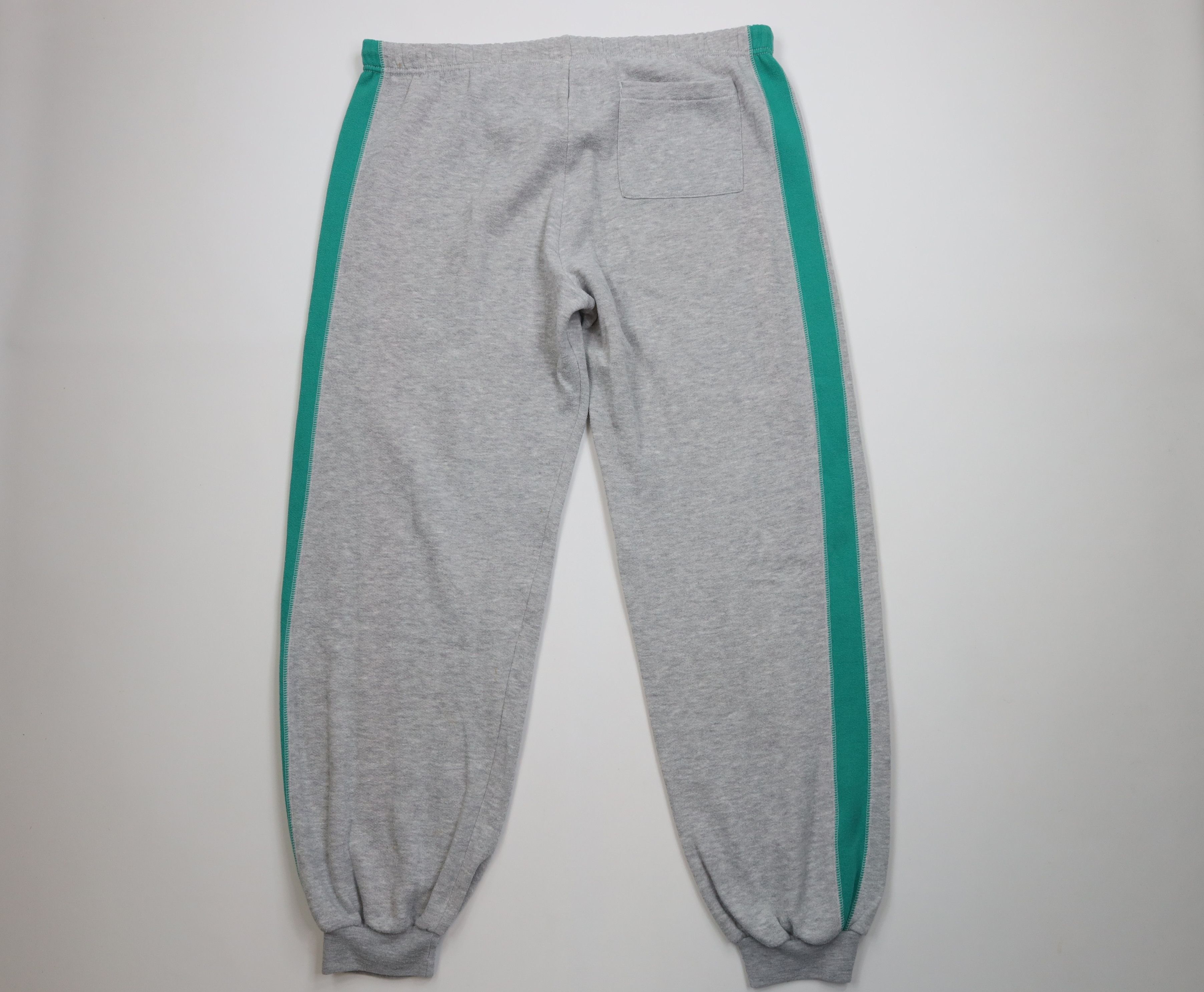 Puma Vintage 80s 90s Puma Triblend Sweatpants Joggers Pants Gray Size US 36 / EU 52 - 10 Thumbnail