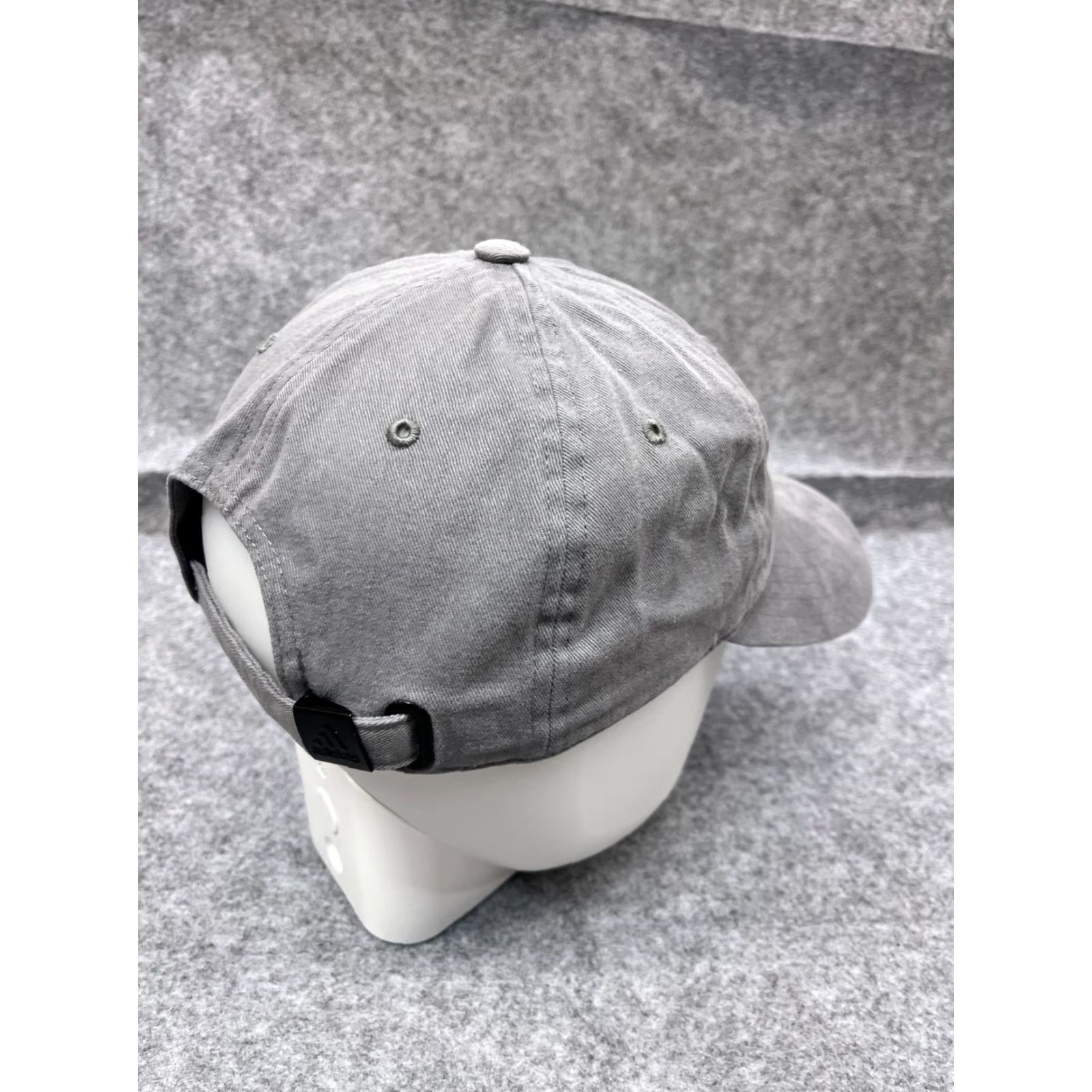 Adidas adidas Baseball Hat Cap Adjustable One Size Men Gray 100% Cotton Twill Lee Football Size ONE SIZE - 7 Thumbnail