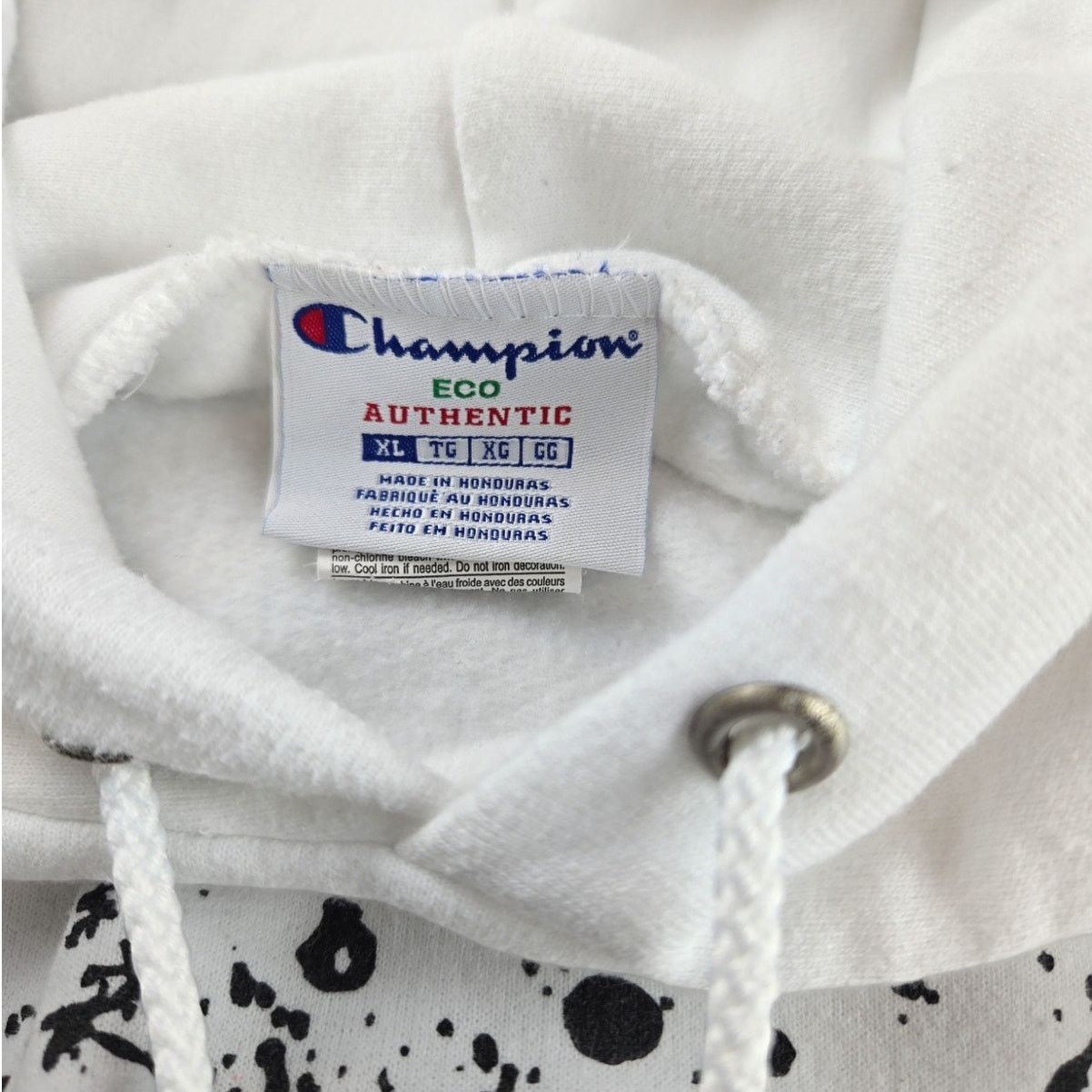 Champion Team Secret X Champion | White Hoodie with both Logos | XL Size US XL / EU 56 / 4 - 5 Thumbnail