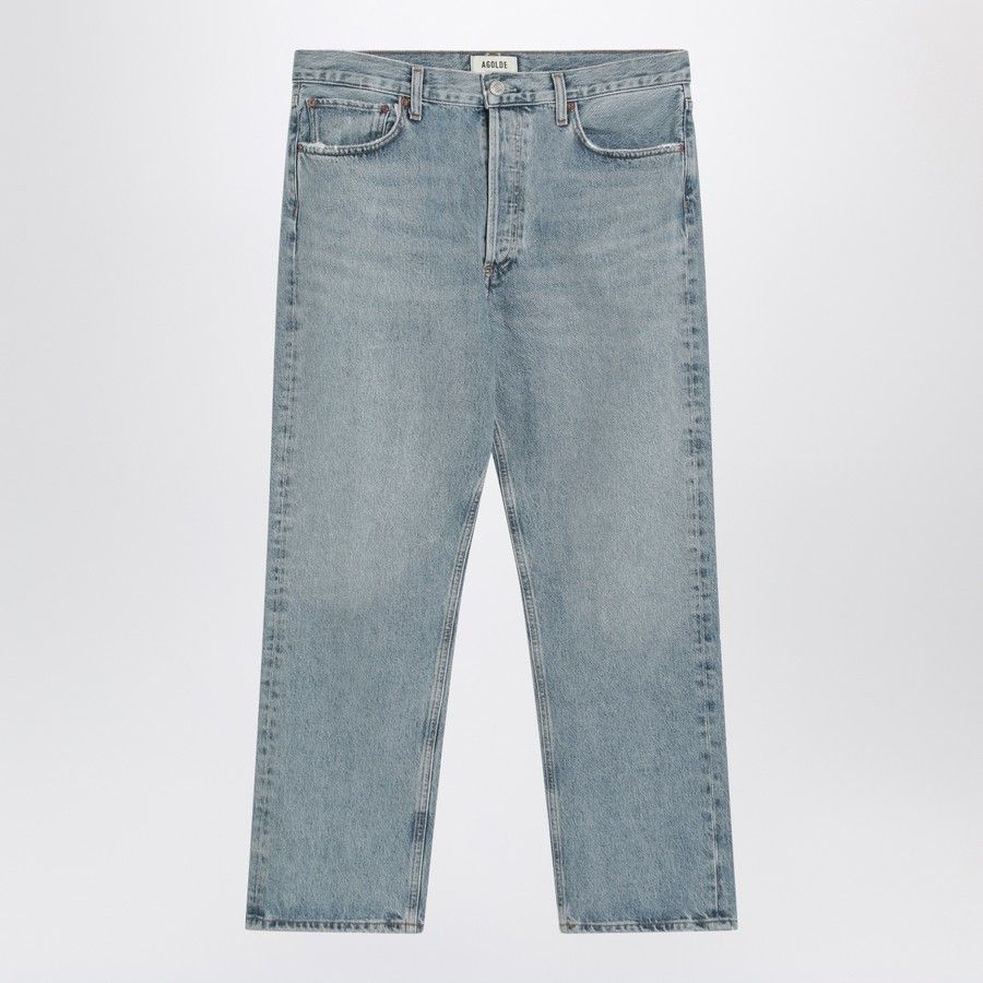Agolde o1d2blof1025 Denim Jeans in Light Blue Size US 36 / EU 52 - 1 Thumbnail