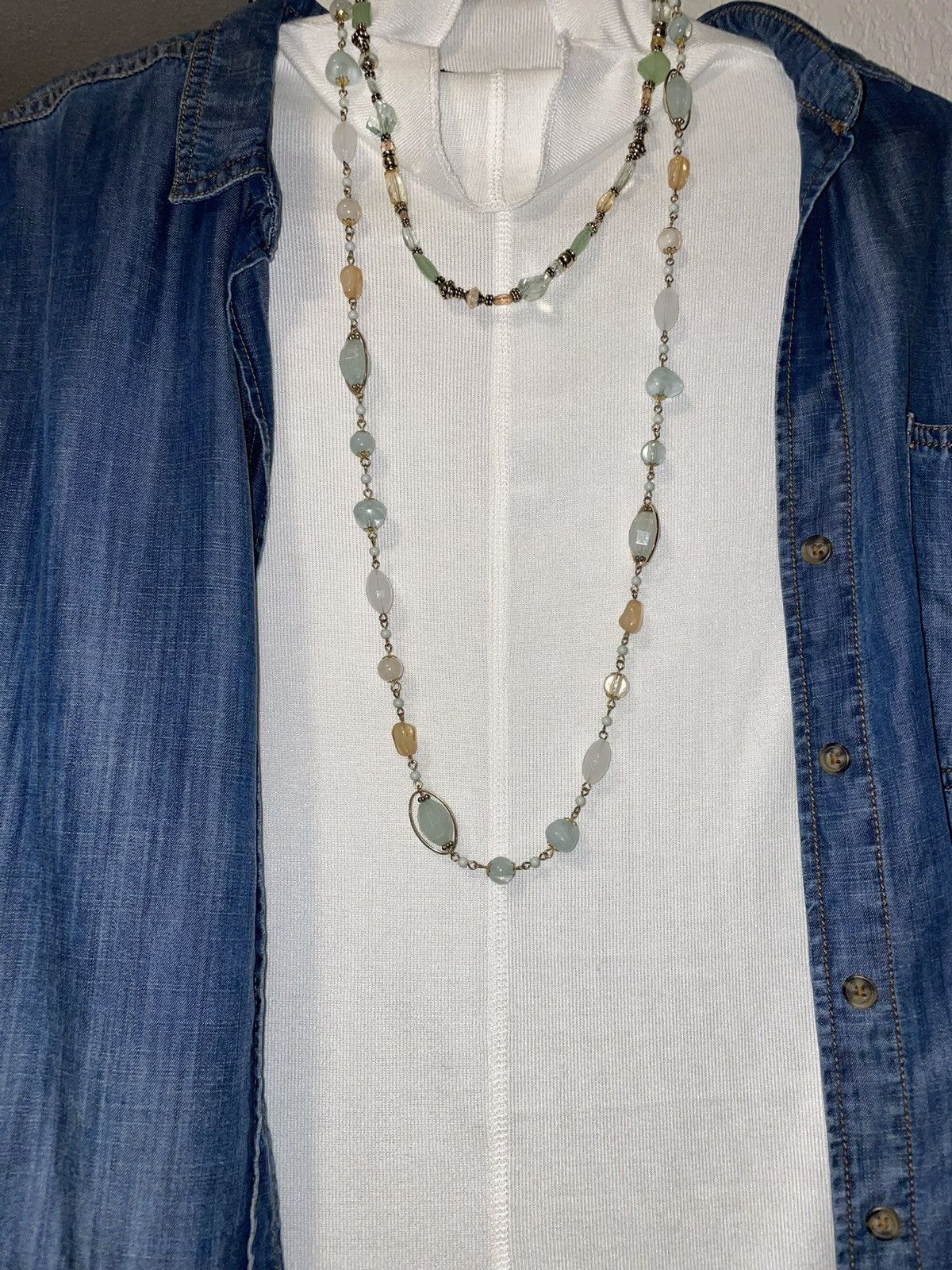 Free People Free People “Beach Glass” Vintage Necklace Set! Size ONE SIZE - 8 Thumbnail