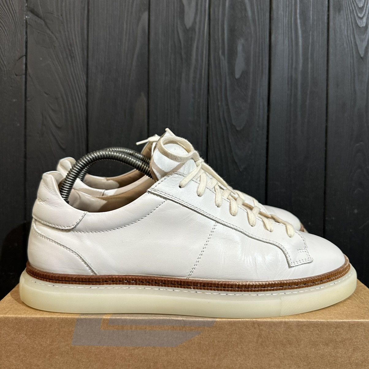 Other Luis Trenker Men’s White Leather Sneakers size 42 Size US 8.5 / EU 41-42 - 1 Thumbnail
