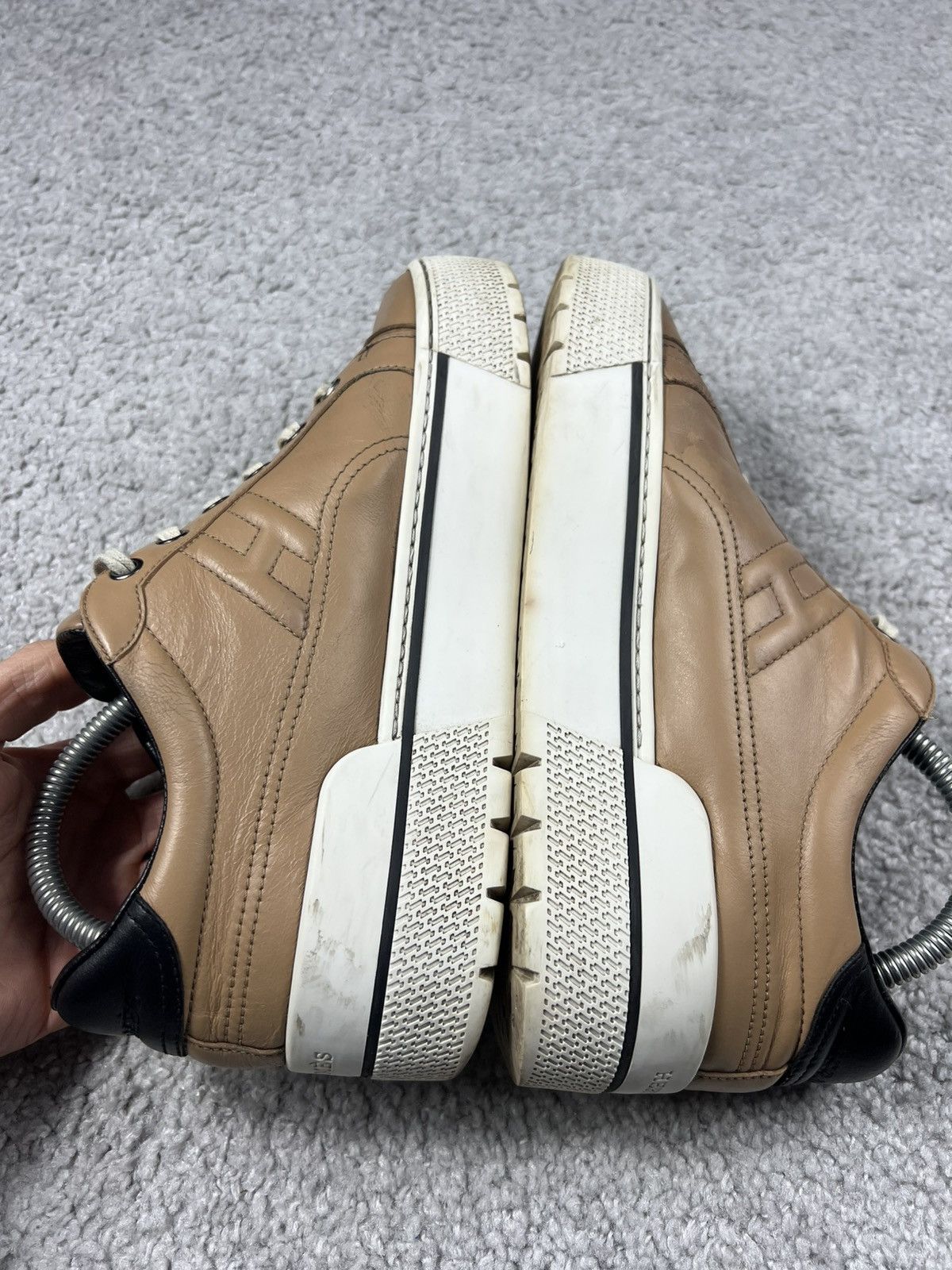 Hermes Hermes Calfskin Jungle Love Printed Voltage Sneakers 37 Size US 6 / IT 36 - 8 Thumbnail