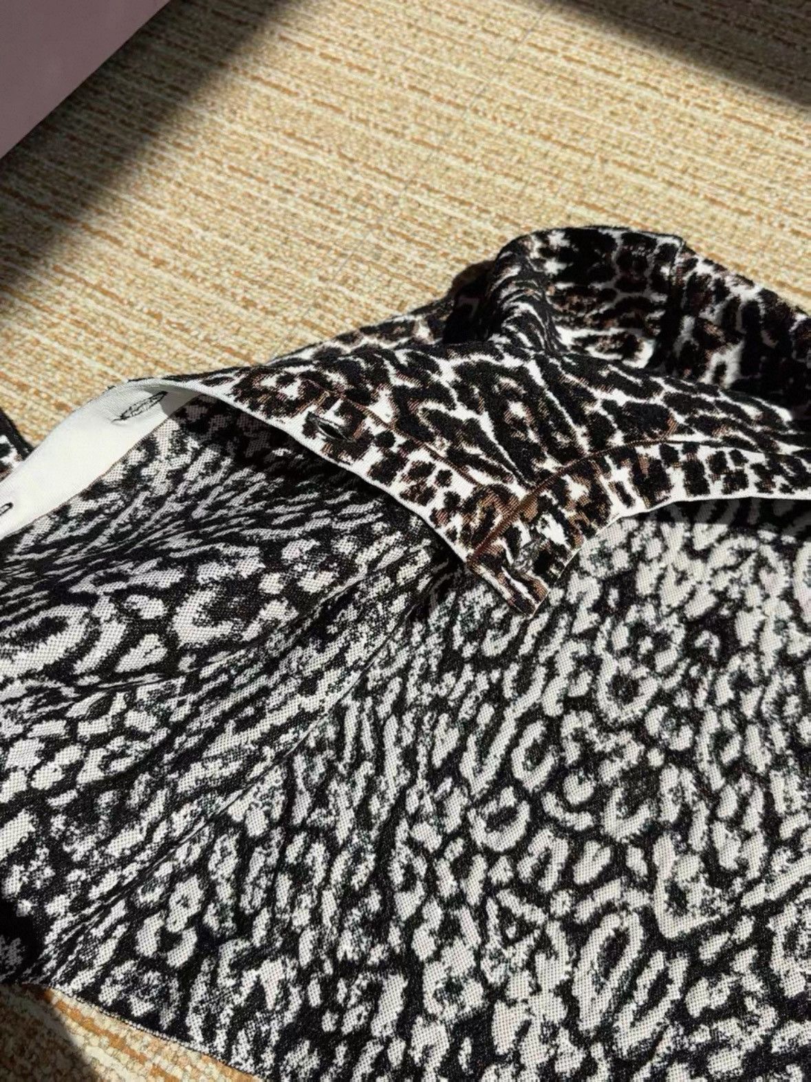 Alaia Alaïa Leopard Jacquard Cardigan Size L / US 10 / IT 46 - 5 Thumbnail