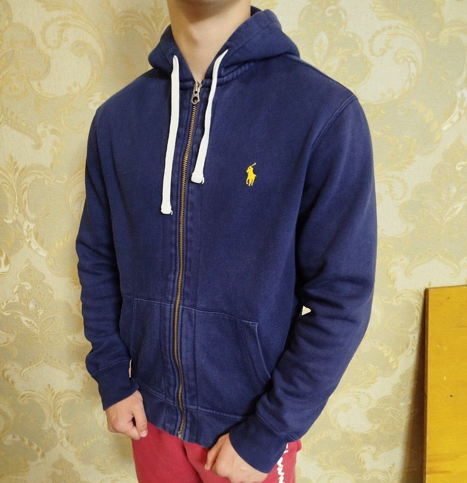 Polo Ralph Lauren × Vintage 90s Ralph Lauren Polo Vintage Zip Hoodie Size US M / EU 48-50 / 2 - 1 Thumbnail