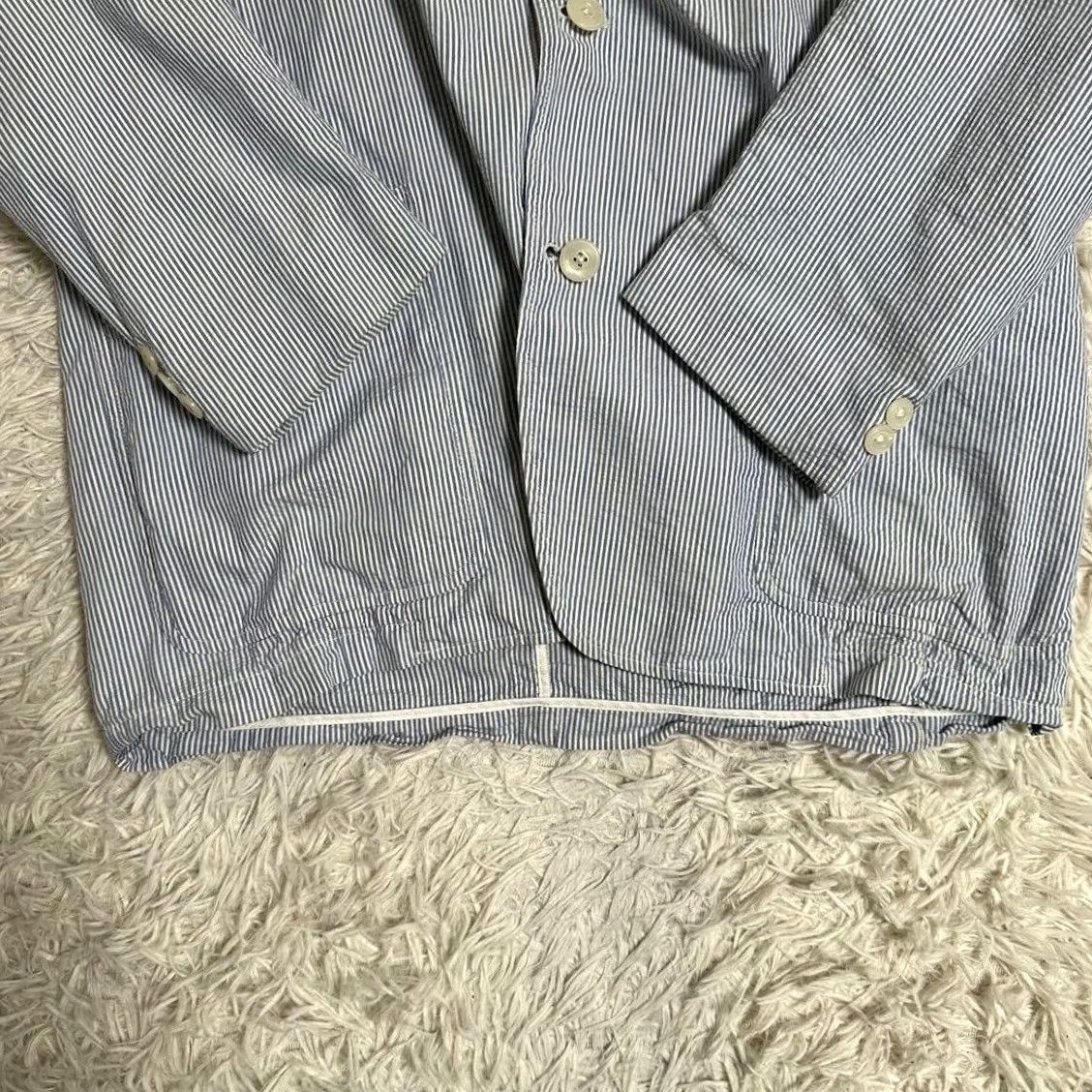 Ralph Lauren RRL Ralph Lauren Tailored Jacket Blue Striped Size M Casual Men's Pre-owned Size US M / EU 48-50 / 2 - 5 Thumbnail