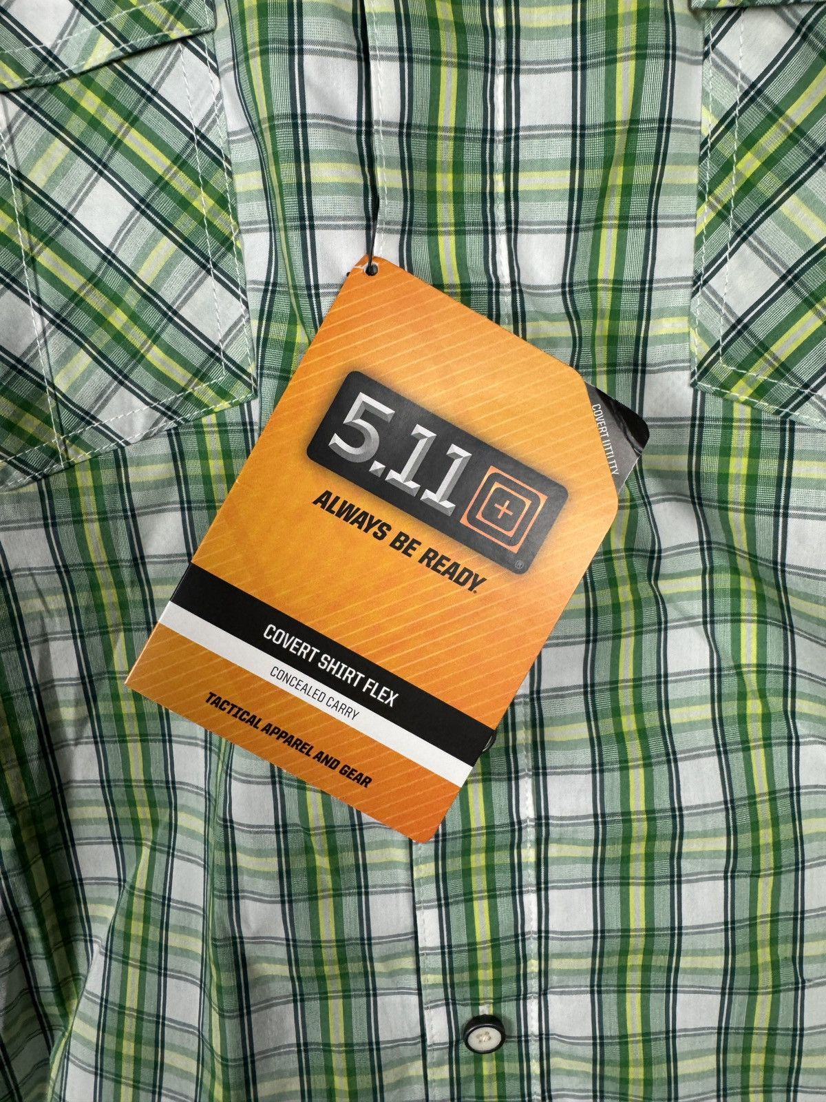 5.11 5.11 Tactical Covert Short Sleeve Shirt Flex Army USA XL Size US XL / EU 56 / 4 - 4 Thumbnail