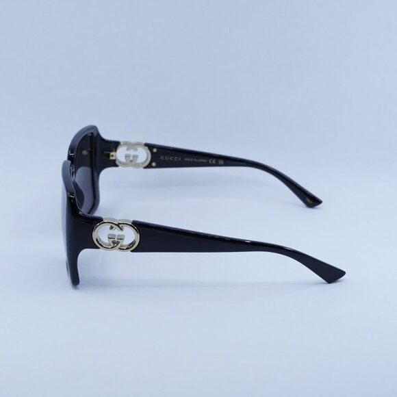 Gucci Gucci GG1692S 001 Sunglasses Black Frame Lowest Price! Size ONE SIZE - 7 Thumbnail