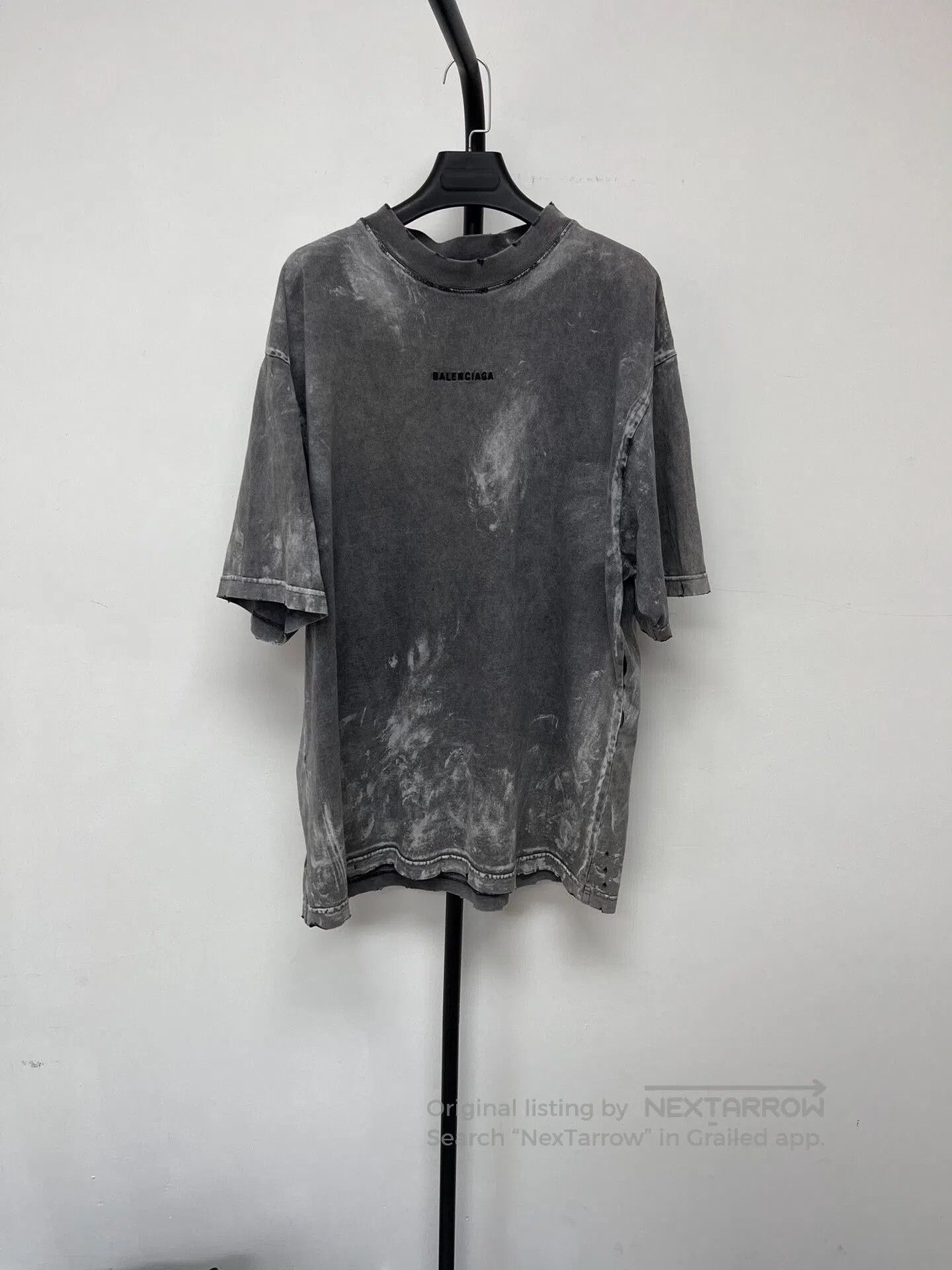 Balenciaga balenciaga logo embroidery short sleeve t. Size US S / EU 44-46 / 1 - 1 Thumbnail