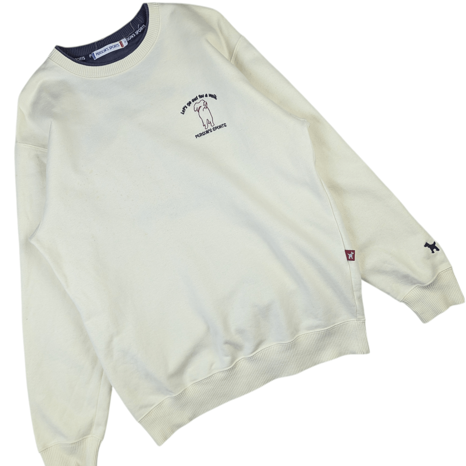 PERSON'S Vintage 90's PERSON'S SPORT Love Dogs Sportswear Sweatshirts Size US XS / EU 42 / 0 - 5 Thumbnail