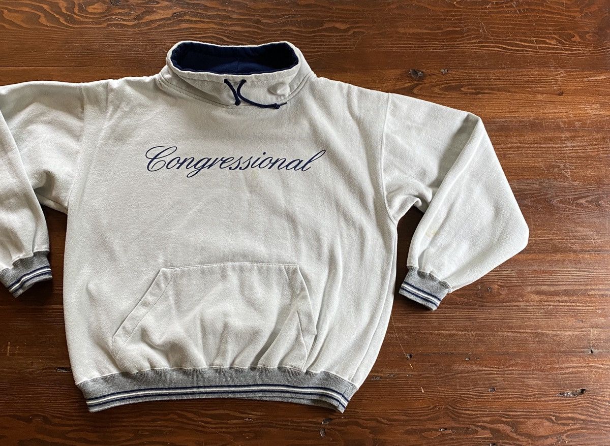 Gear for Sports × Vintage Vintage 80’s Congressional Mock Neck Sweatshirt Size US S / EU 44-46 / 1 - 1 Thumbnail