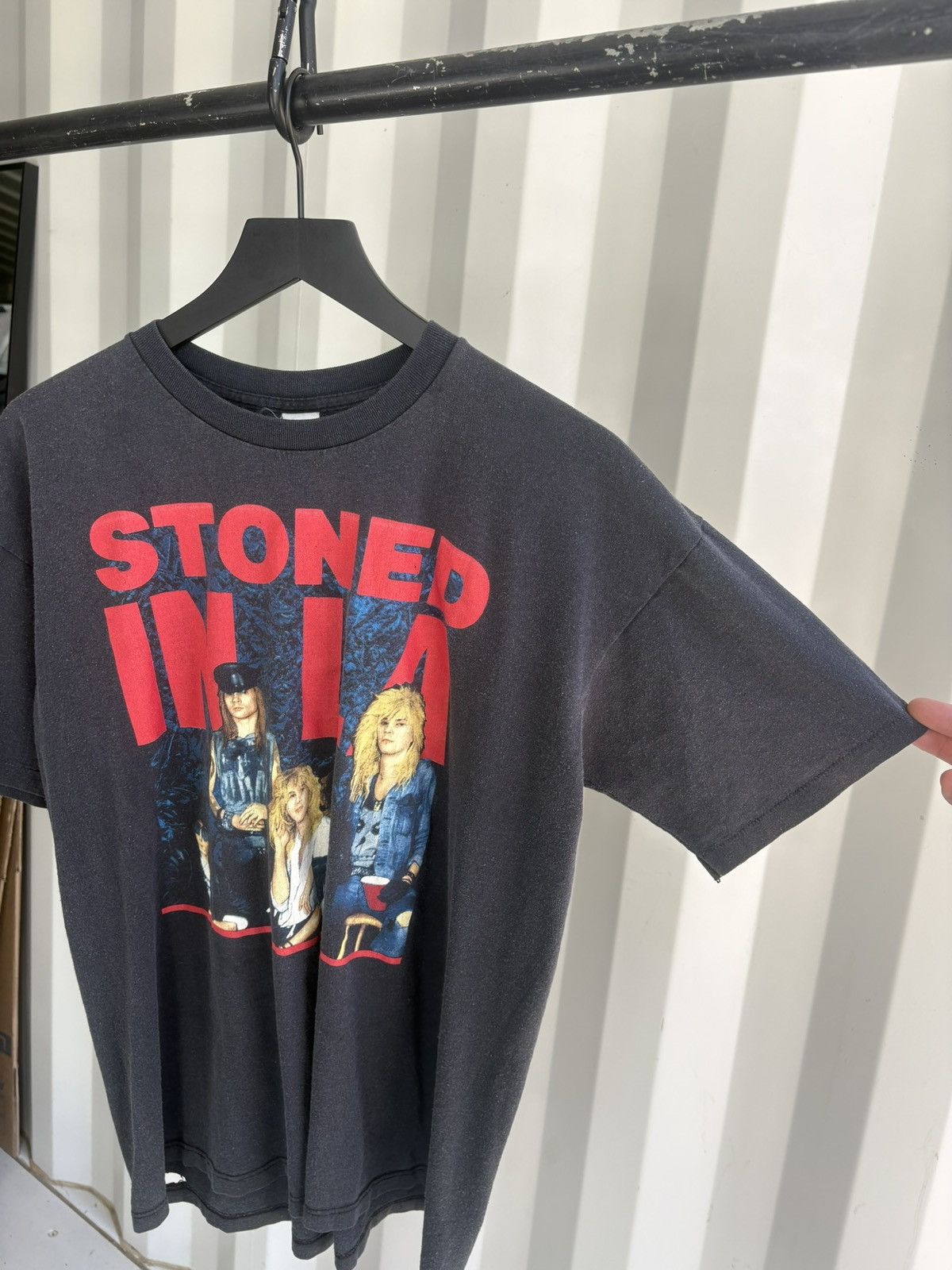 Band Tees Vintage Guns N Roses Shirt Faded Thrashed Grunge Band Size US L / EU 52-54 / 3 - 2 Thumbnail