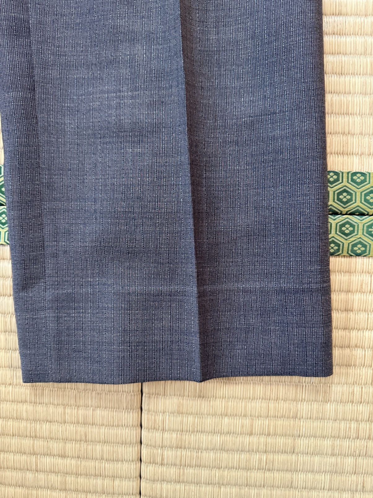 Other Spring&Summer Vintage Japanese Charcoal Blue Wool Slacks Size US 36 / EU 52 - 6 Thumbnail