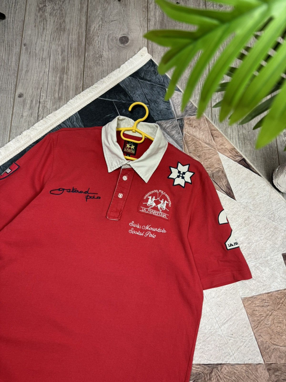 La Martina La Martina Polo Tee T-shirt vintage luxury size L Size US L / EU 52-54 / 3 - 6 Thumbnail