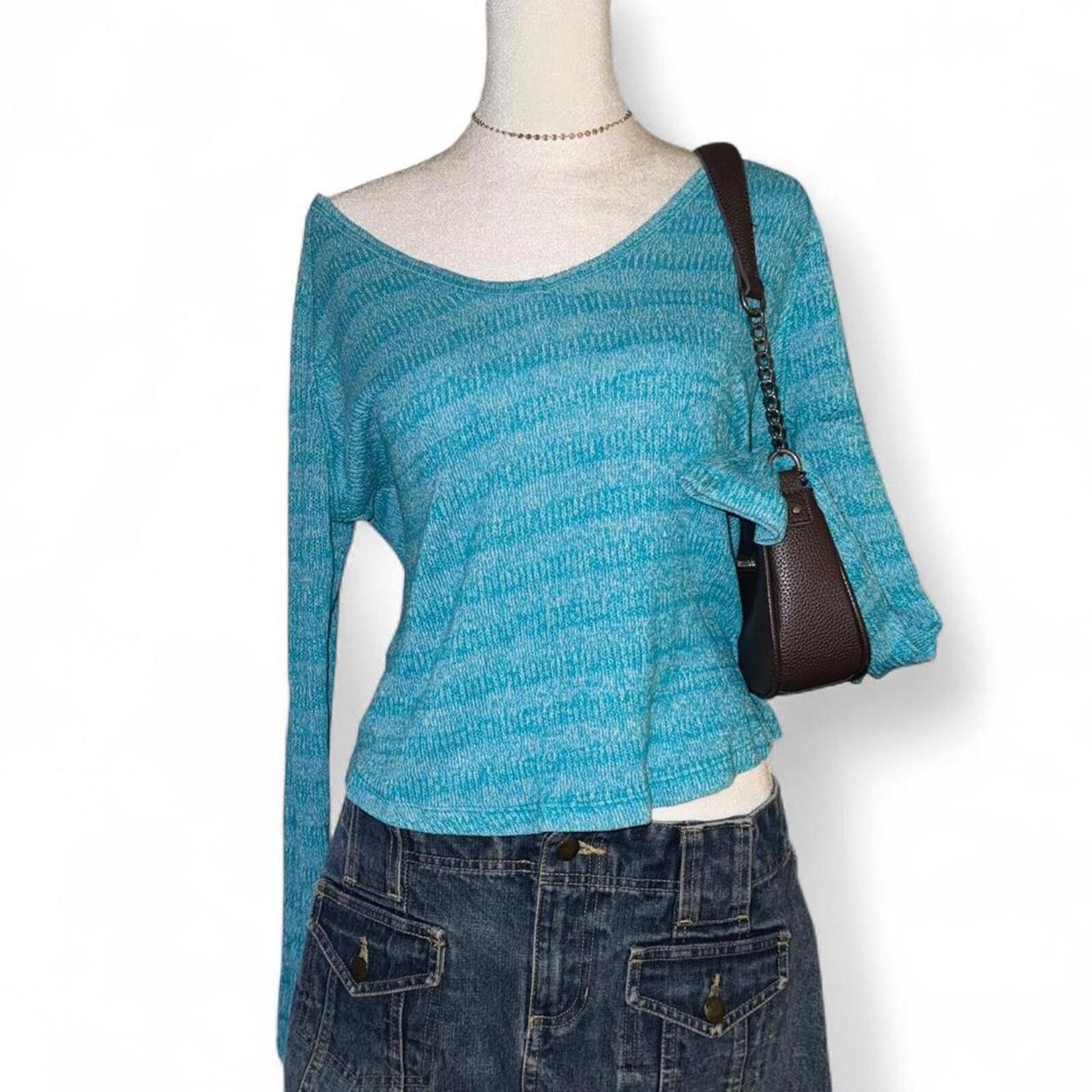 Aeropostale Vintage light blue Aeropostale sweater Size L / US 10 / IT 46 - 1 Thumbnail