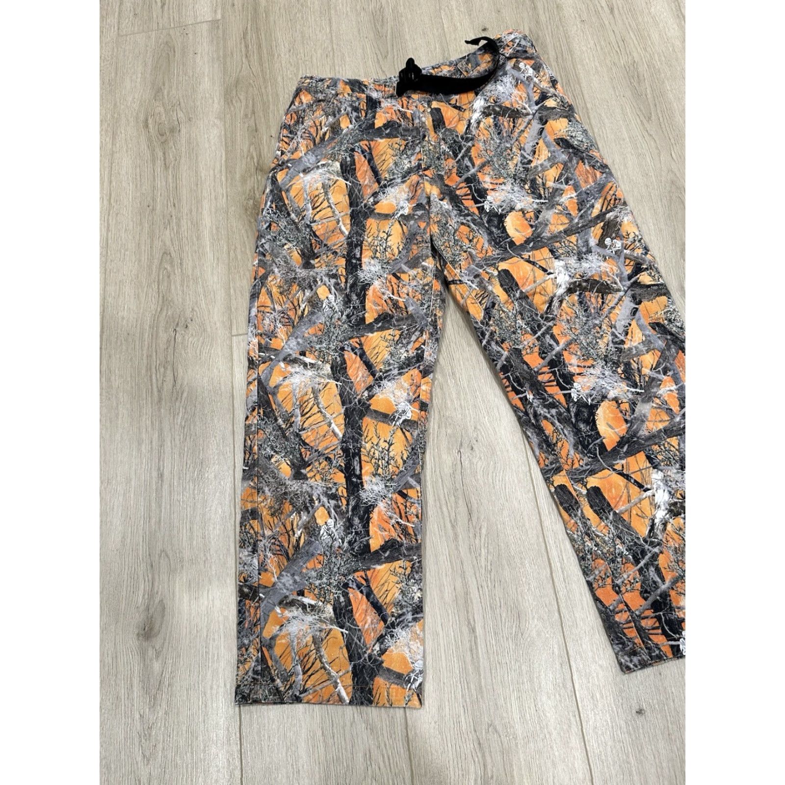 Fucking Awesome Fucking Awesome Leisure Pants 100% Cotton Twill Belted Orange Men Pants 30x27 Activewear Size US 30 / EU 46 - 3 Thumbnail