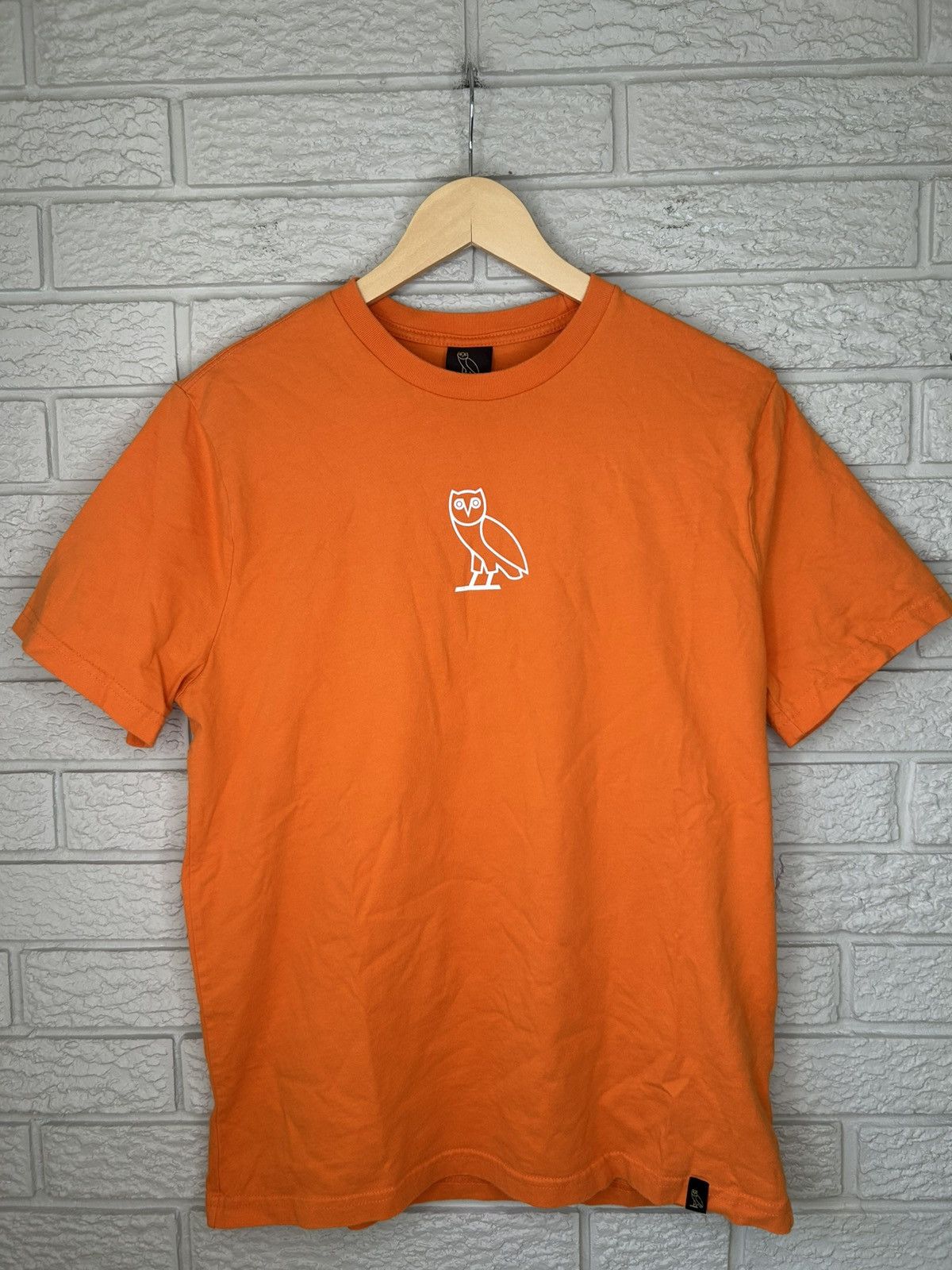 October's Very Own OVO Owl Logo Orange T Shirt Size US M / EU 48-50 / 2 - 1 Thumbnail