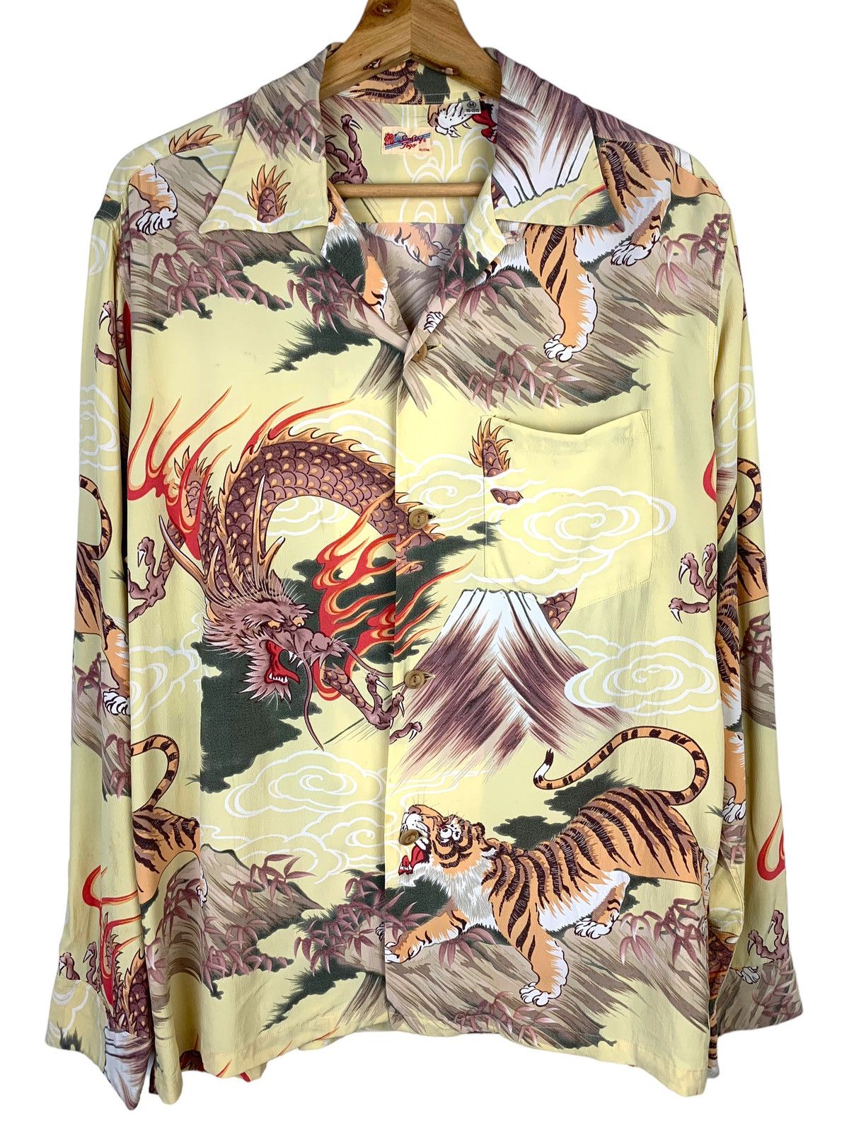 Vintage Sun Surf “Dragon&Tiger” Rayon Crepe SS23308