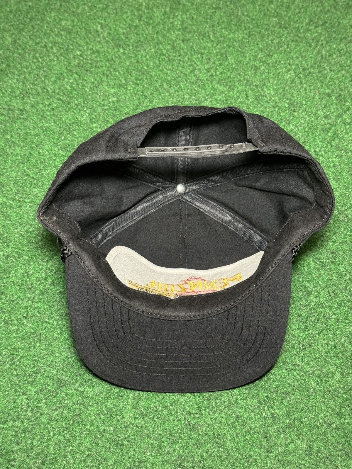 Vintage Pennzoil Racing Vintage Snapback 80s 90s Black Cap Hat Size ONE SIZE - 5 Thumbnail