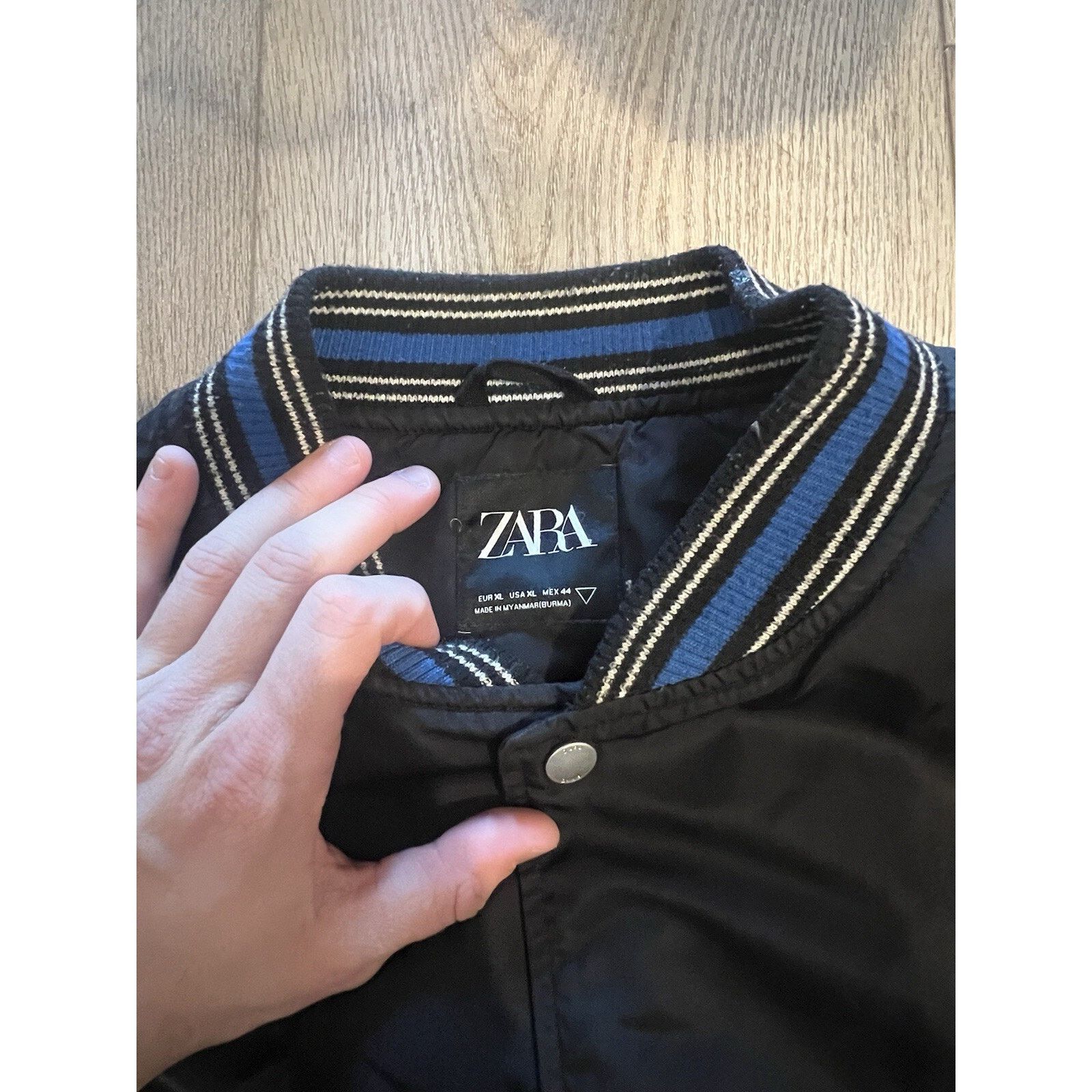 Zara Zara Exploring The Absence Never Break Varsity Bomber Jacket Size US XL / EU 56 / 4 - 3 Thumbnail