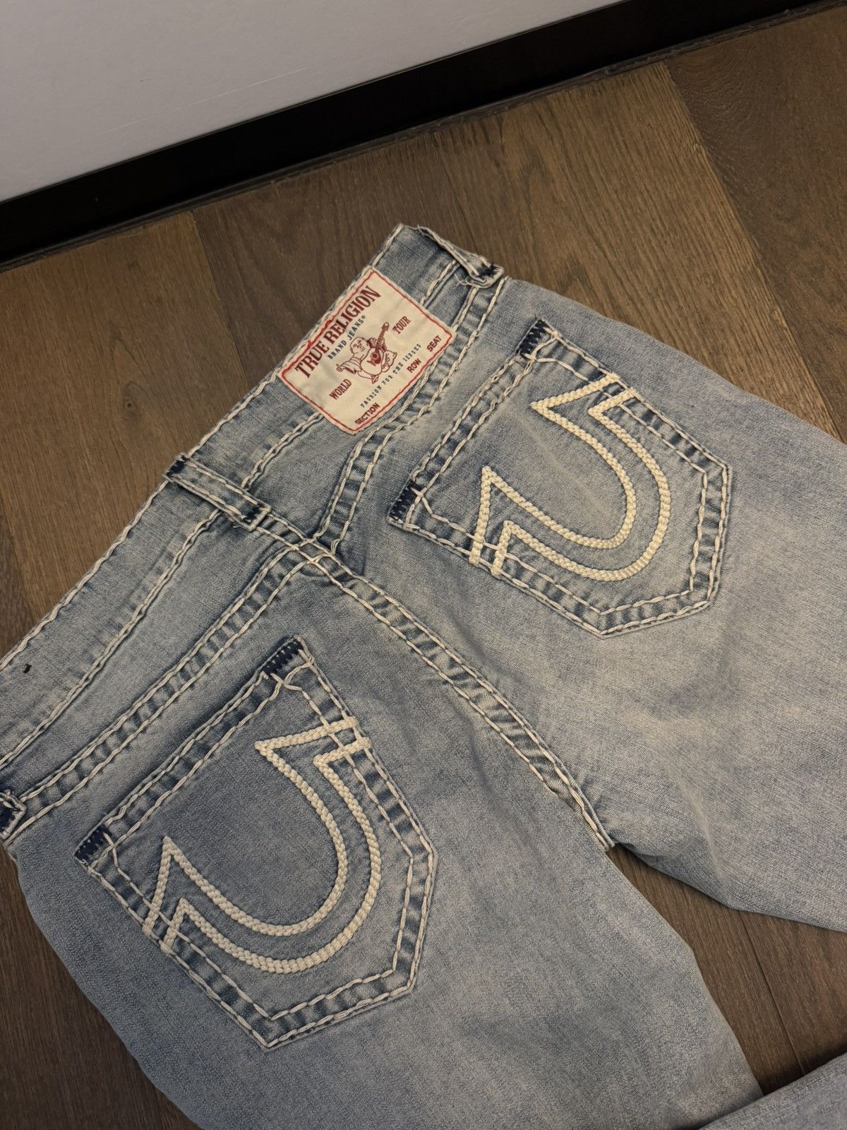 True Religion True Religion Ricky Straight Jeans Size US 32 / EU 48 - 11 Thumbnail