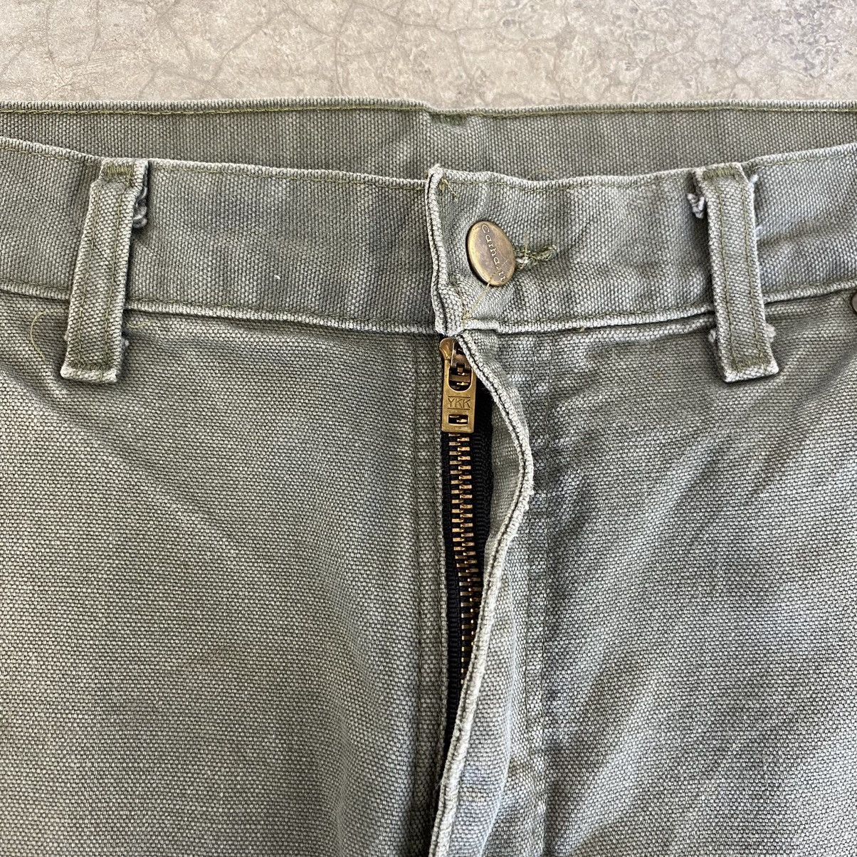 Carhartt VTG Carhartt Double Knee Faded Dirty Carpenter Pants Size US 31 - 12 Thumbnail